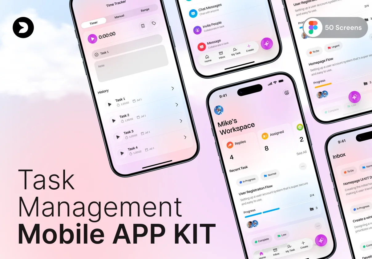 AI Task Management Mobile UI Kit