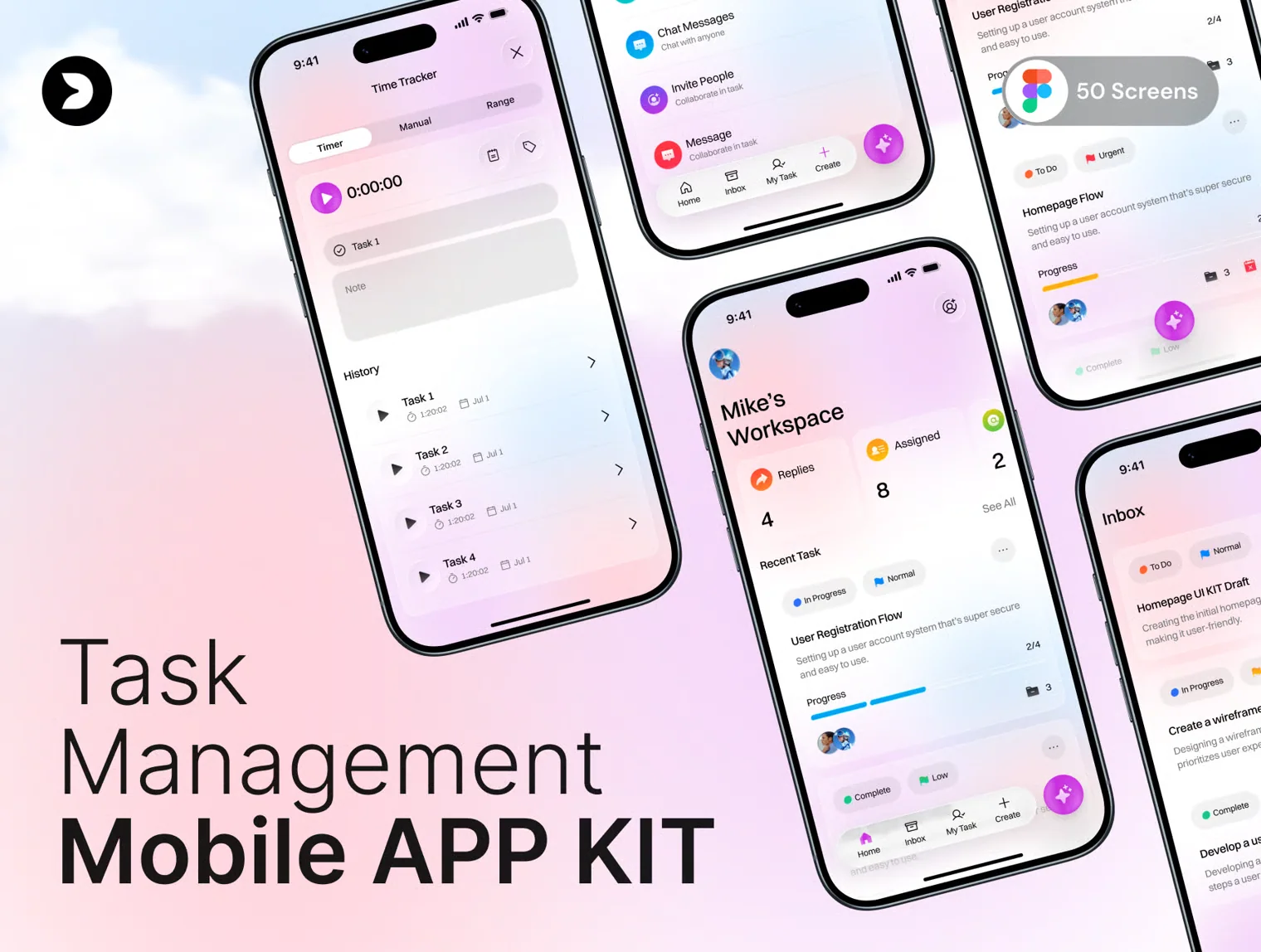 AI Task Management Mobile UI Kit