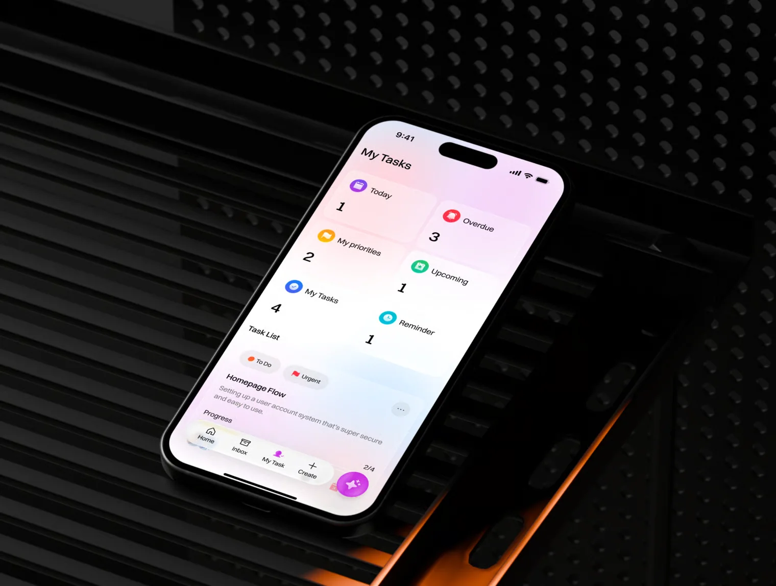 AI Task Management Mobile UI Kit 4