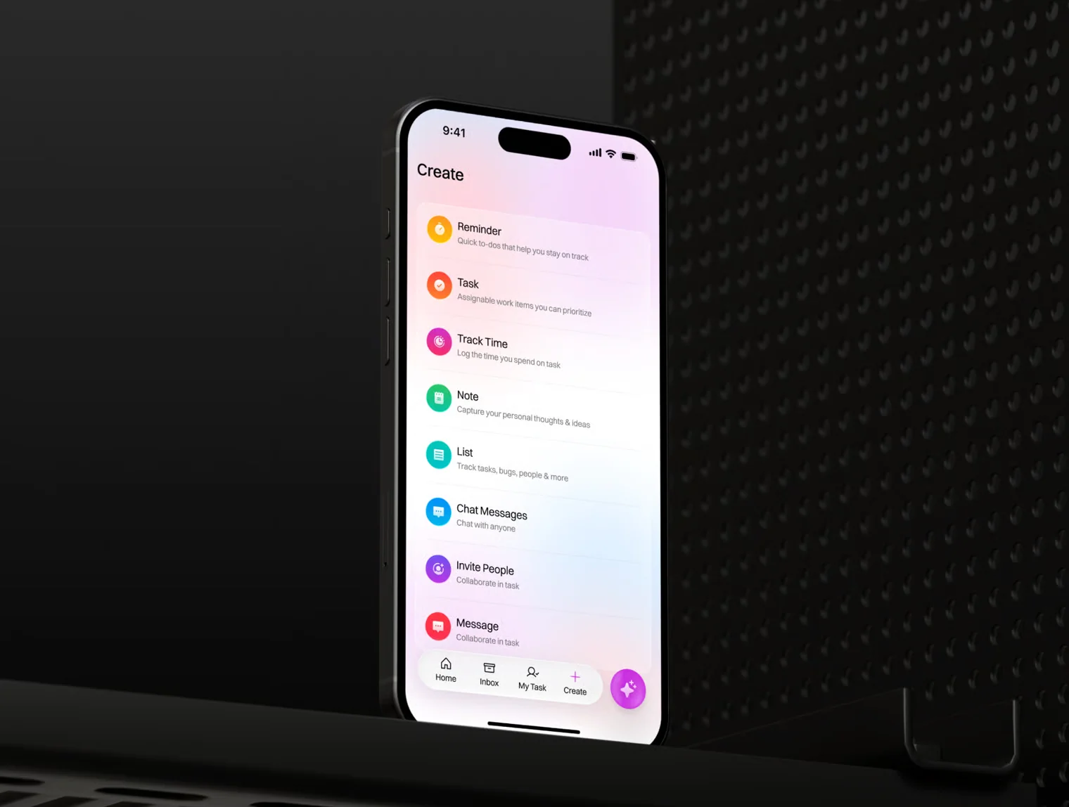 AI Task Management Mobile UI Kit 6