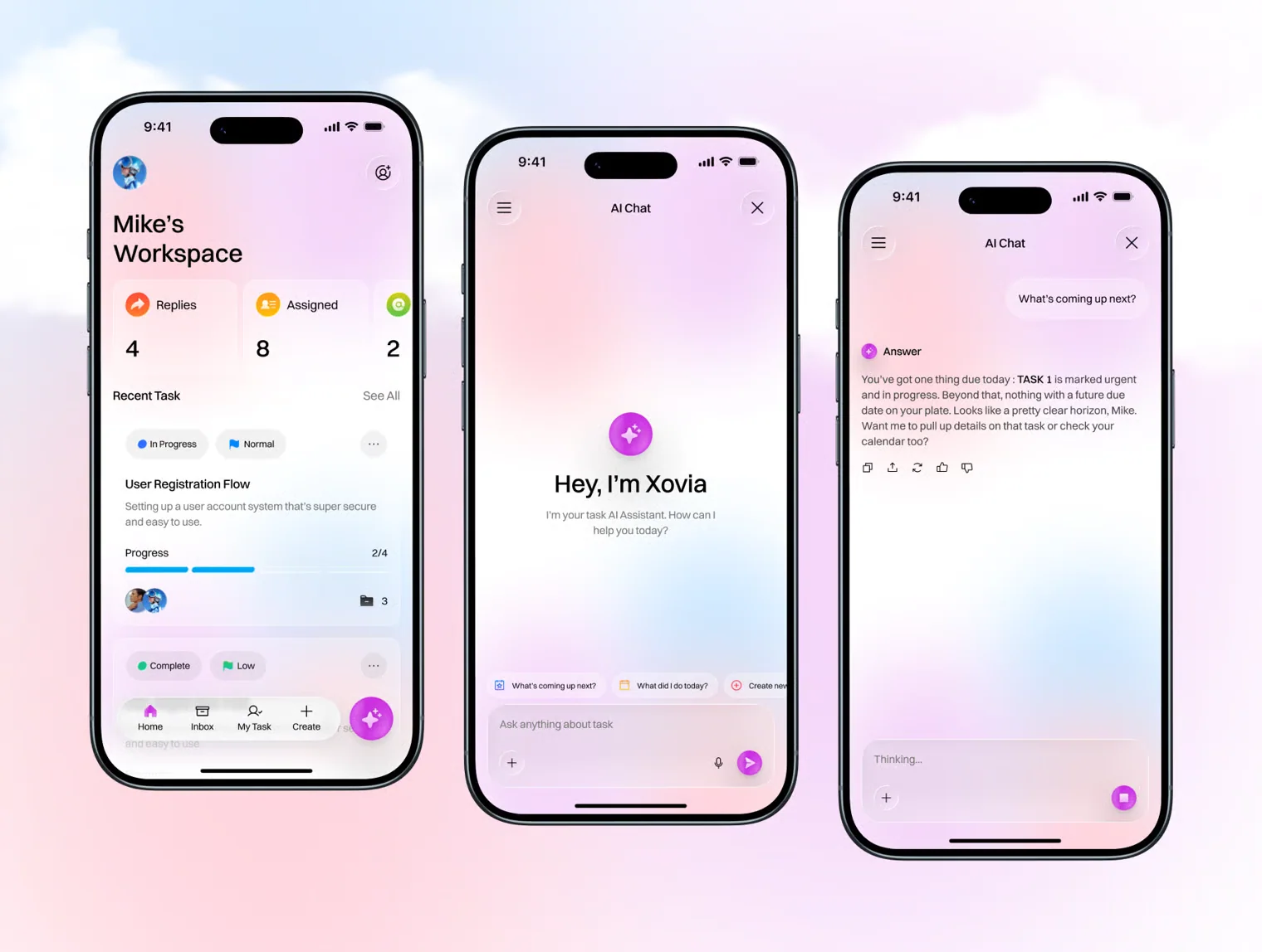AI Task Management Mobile UI Kit 7