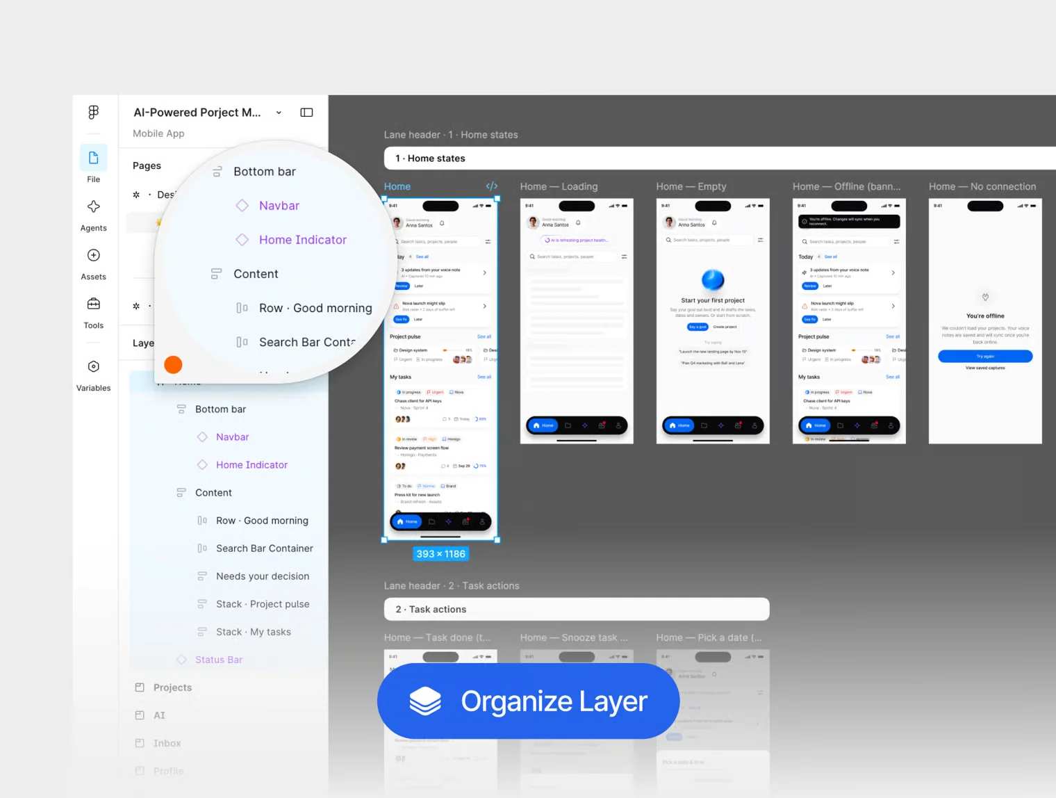 AI Task Manager App UI Kit 3