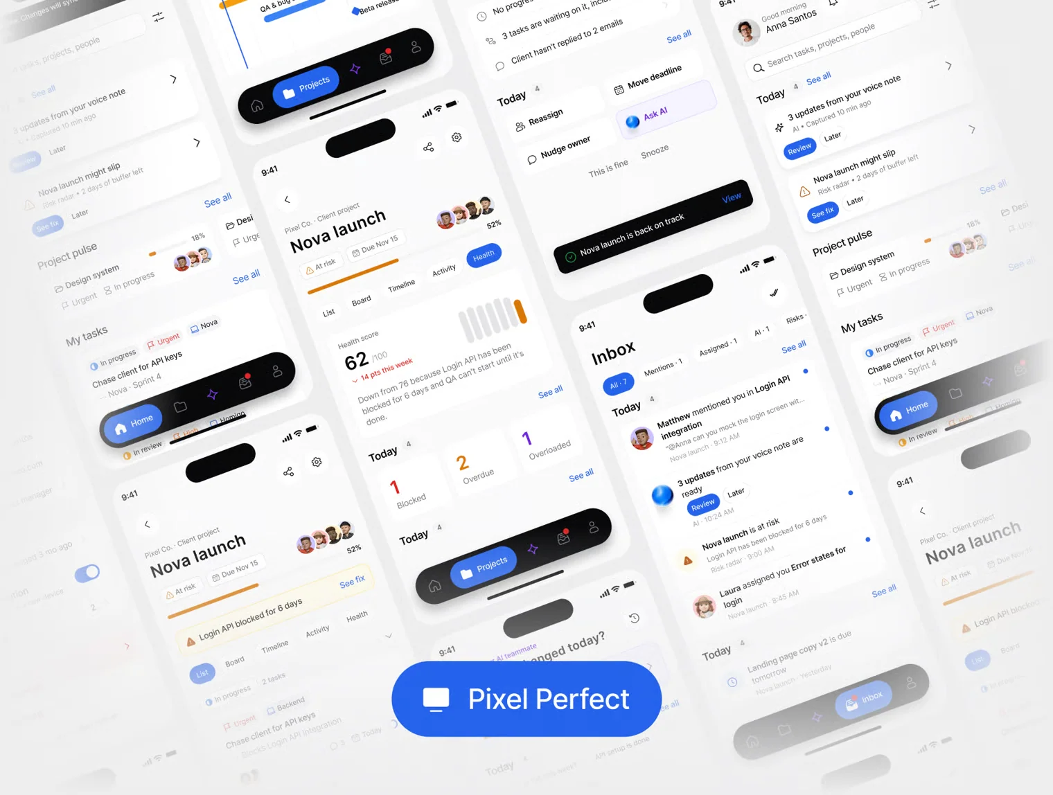 AI Task Manager App UI Kit 4