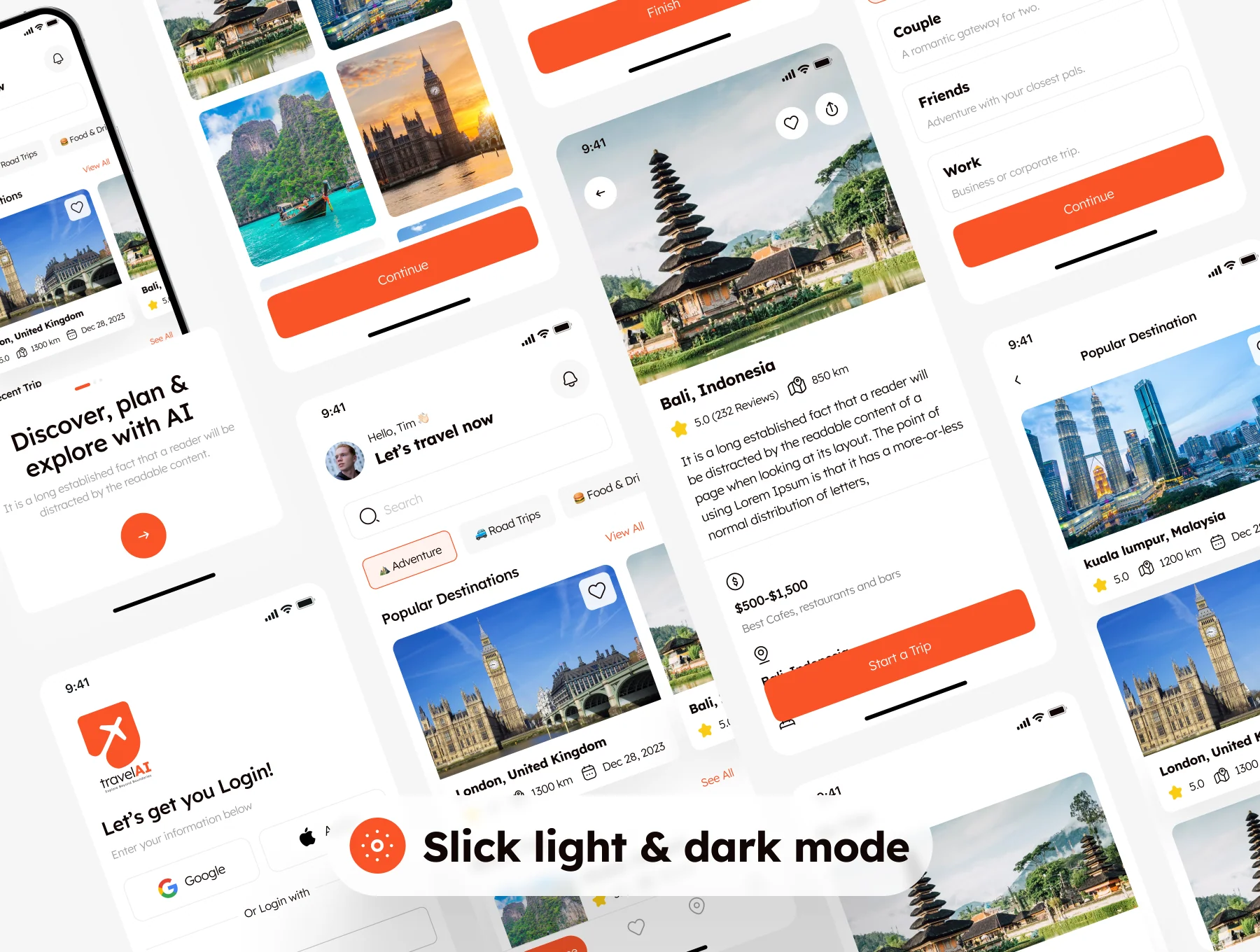 AI Trip Planner App UI Kit 6