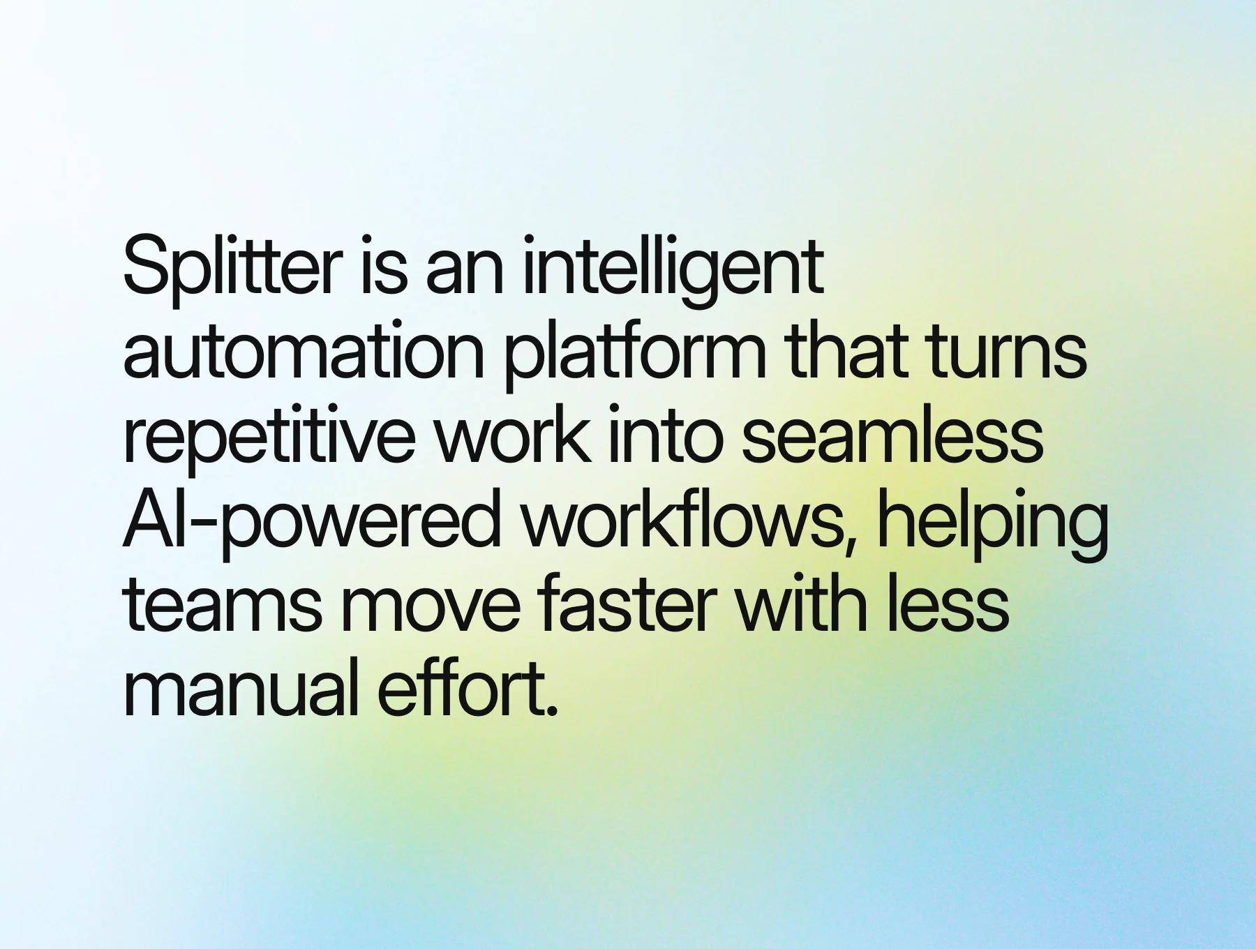 AI Workflow Automation Landing Page UI Design - Splitter 3