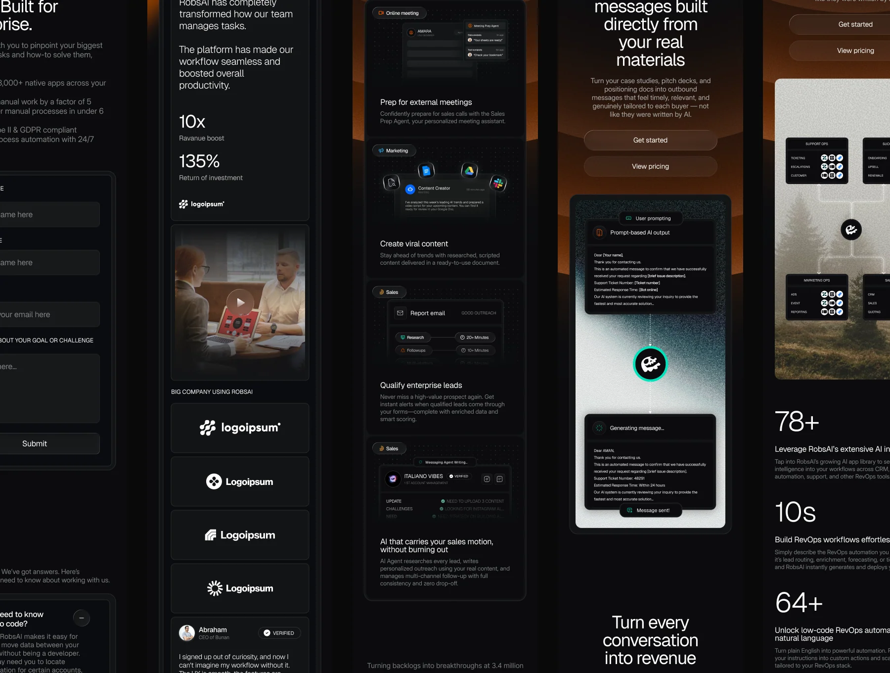 AI Workflow Automation SaaS UI Kit – Figma 6
