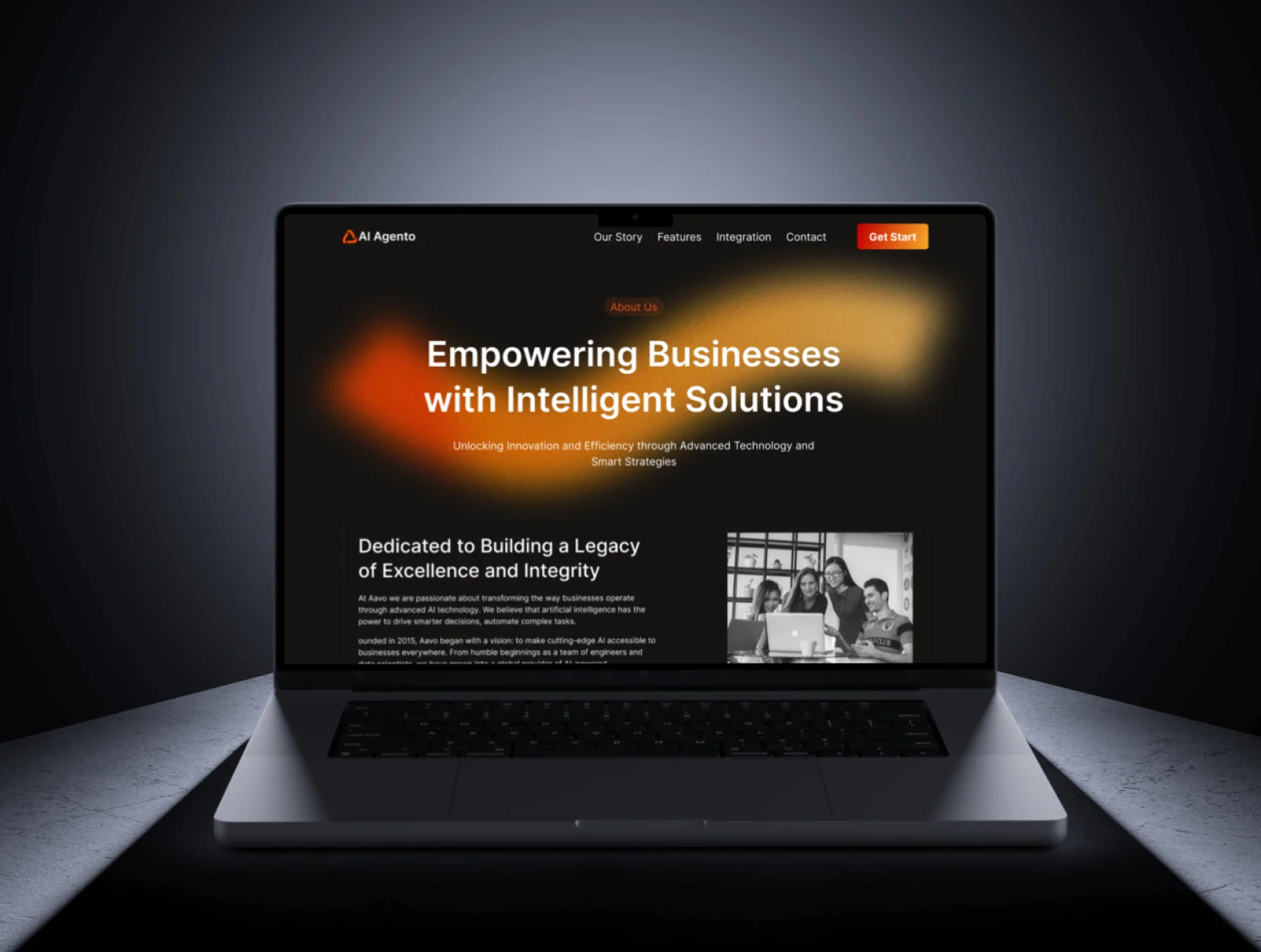Aiagento SaaS and startup Figma Template 2