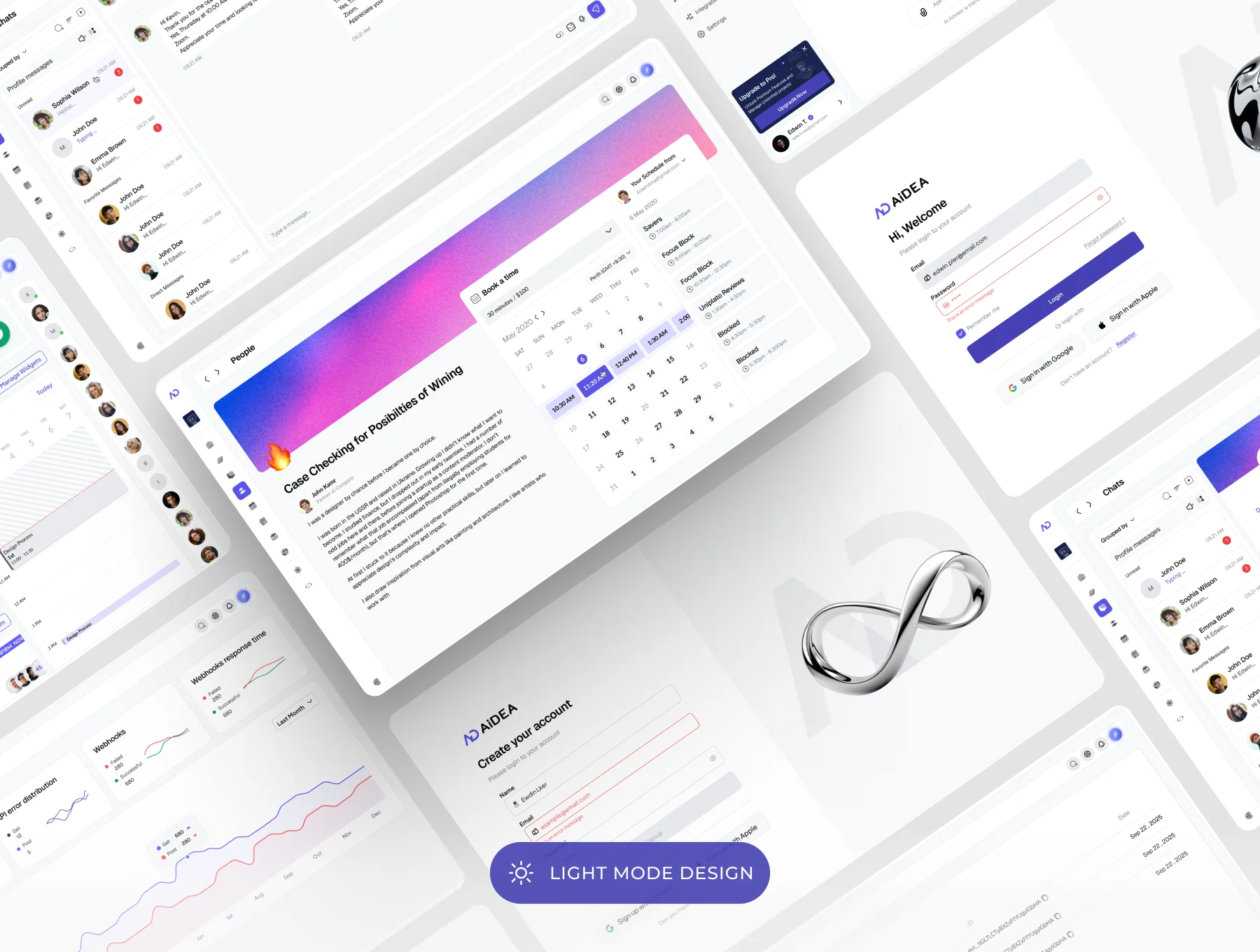 AiDEA – Smart SaaS Dashboard UI Kit 3
