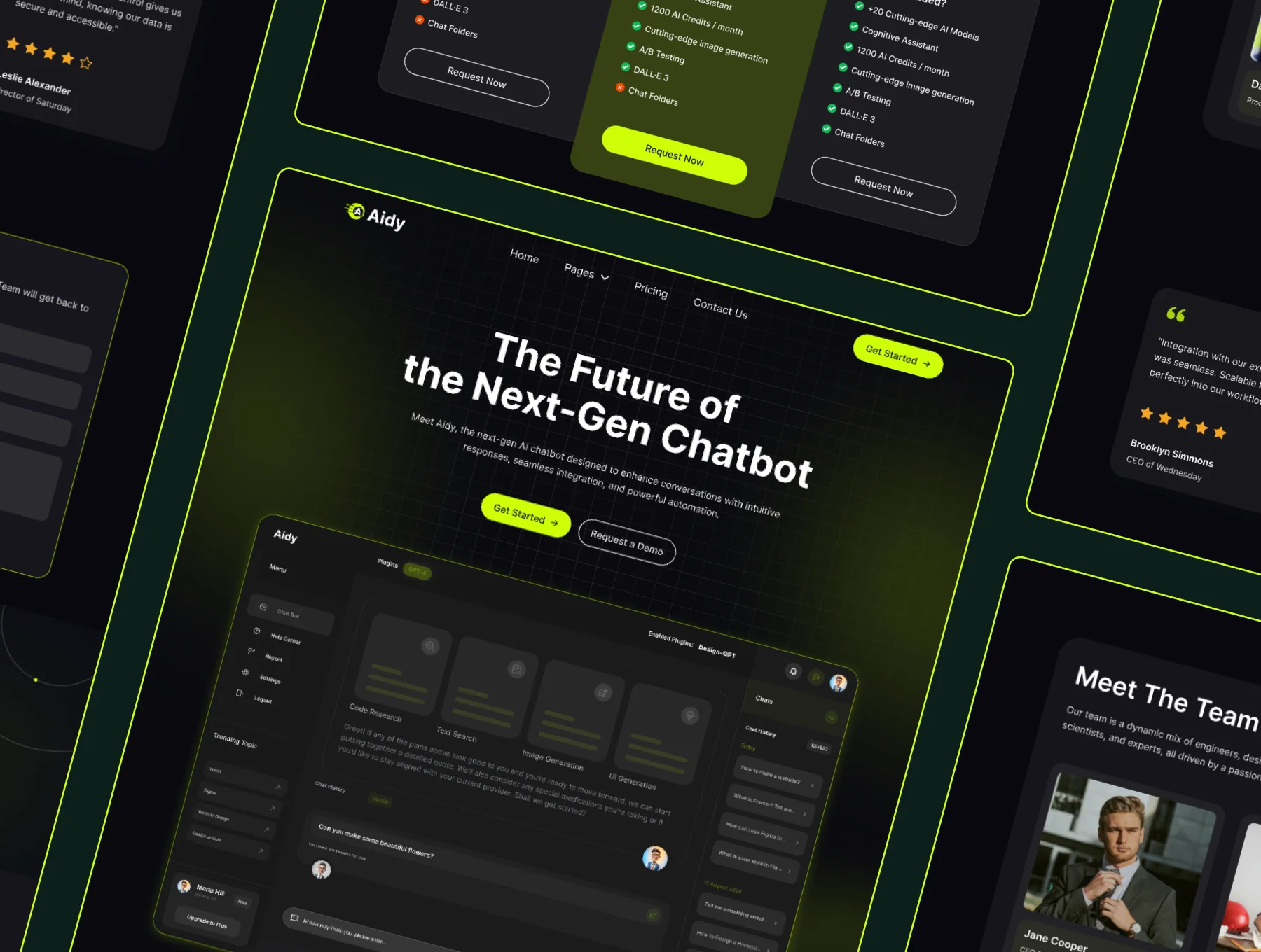 Aidy — AI Chatbot Template 2
