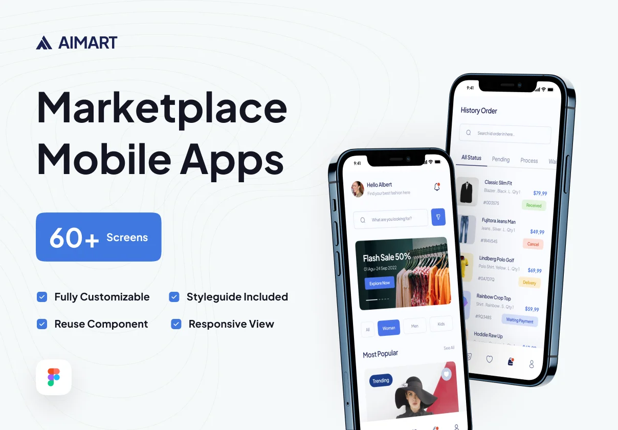 Fashion Marketplace Mobile Apps - Aimart