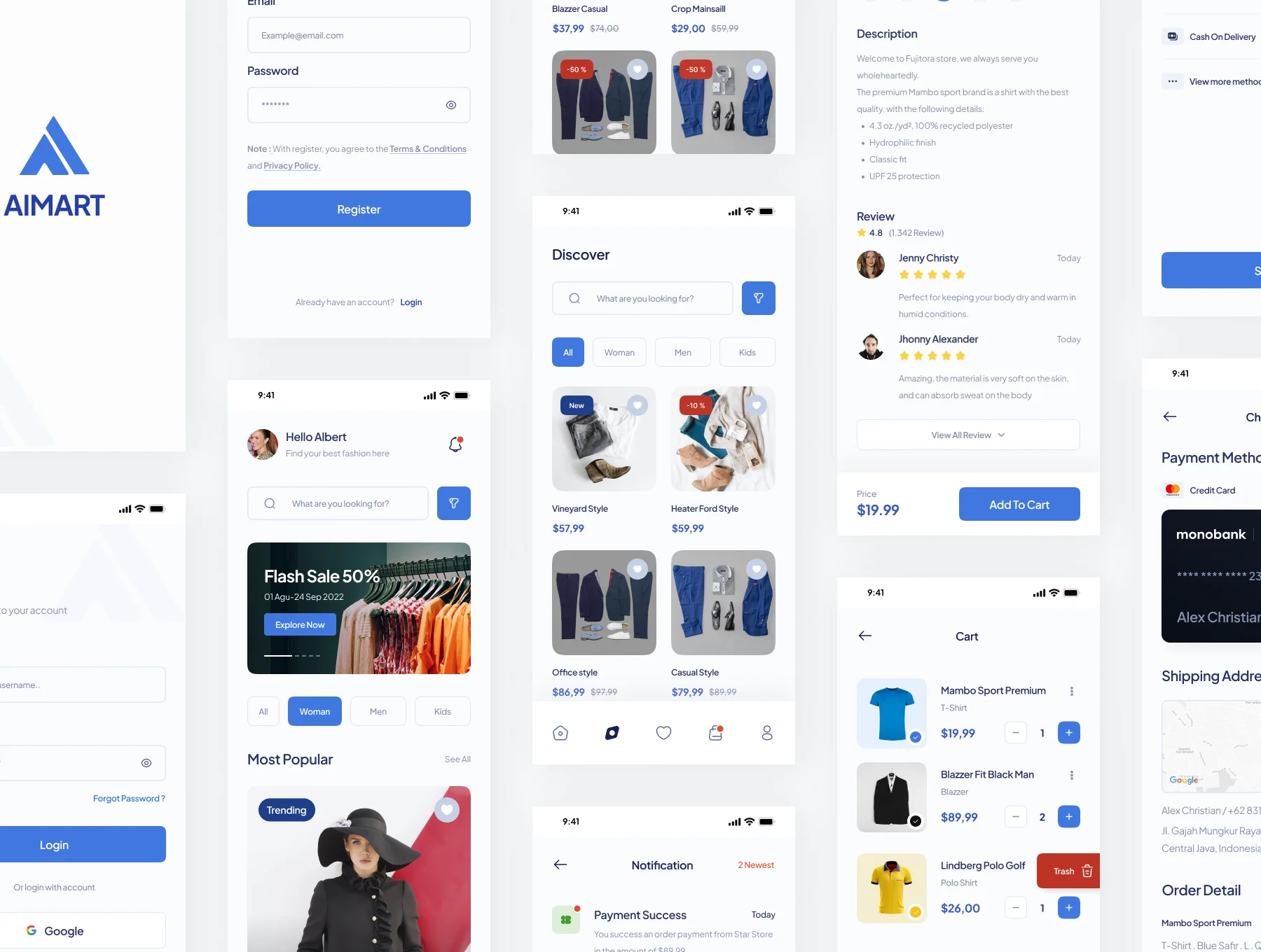 Fashion Marketplace Mobile Apps - Aimart 5