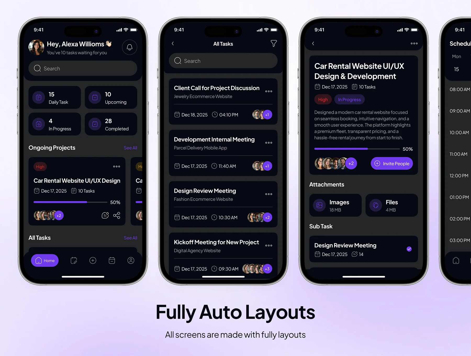 aimdo - Task Management App UI Kit 4