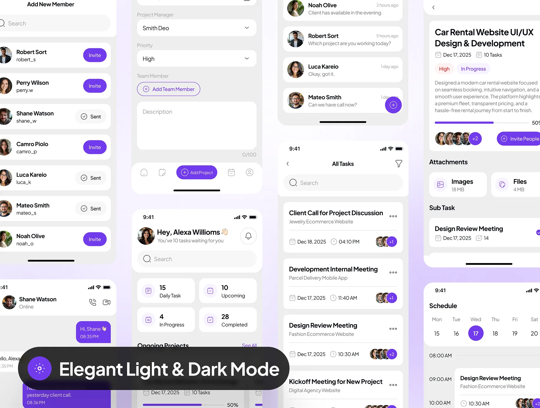 aimdo - Task Management App UI Kit 7