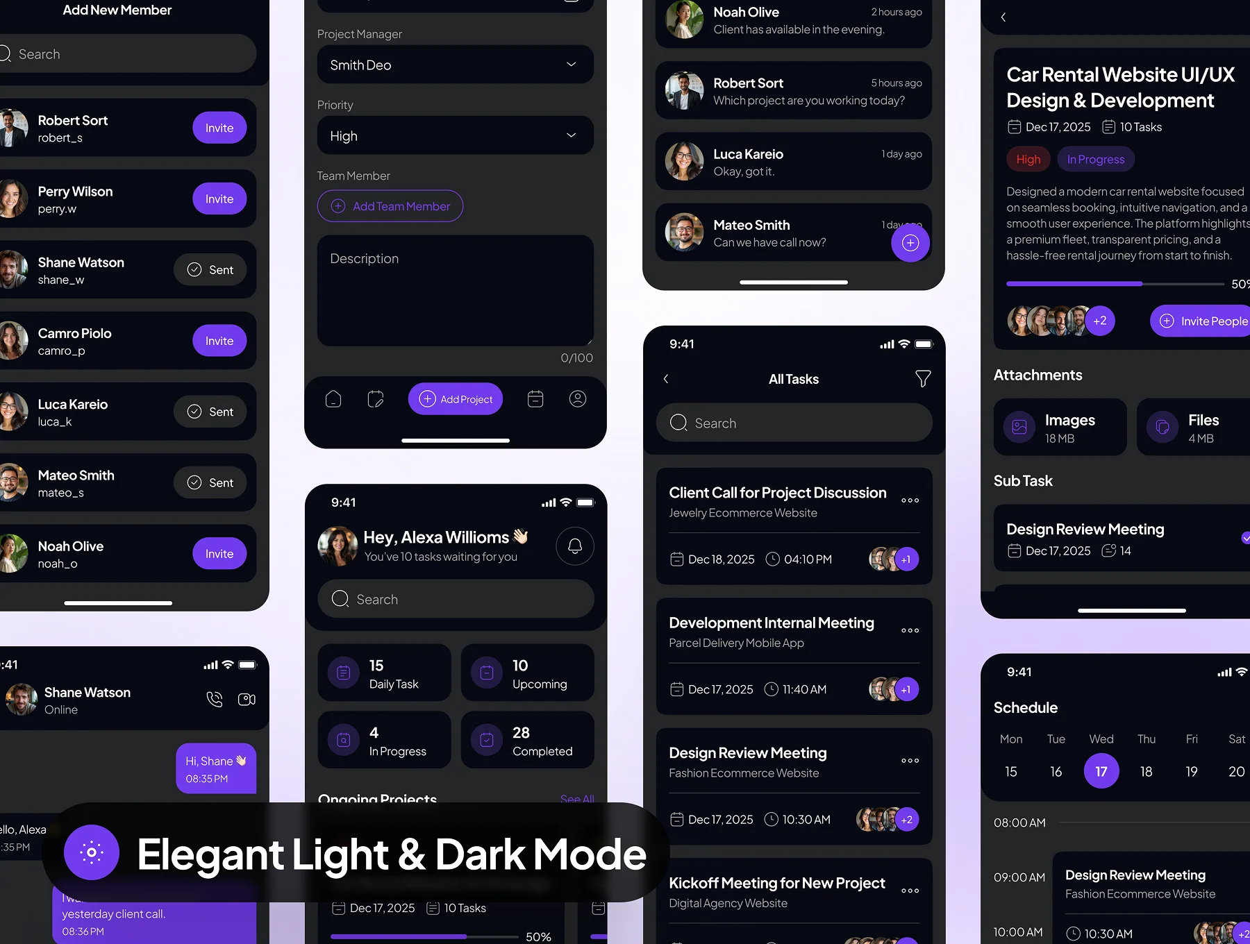 aimdo - Task Management App UI Kit 8
