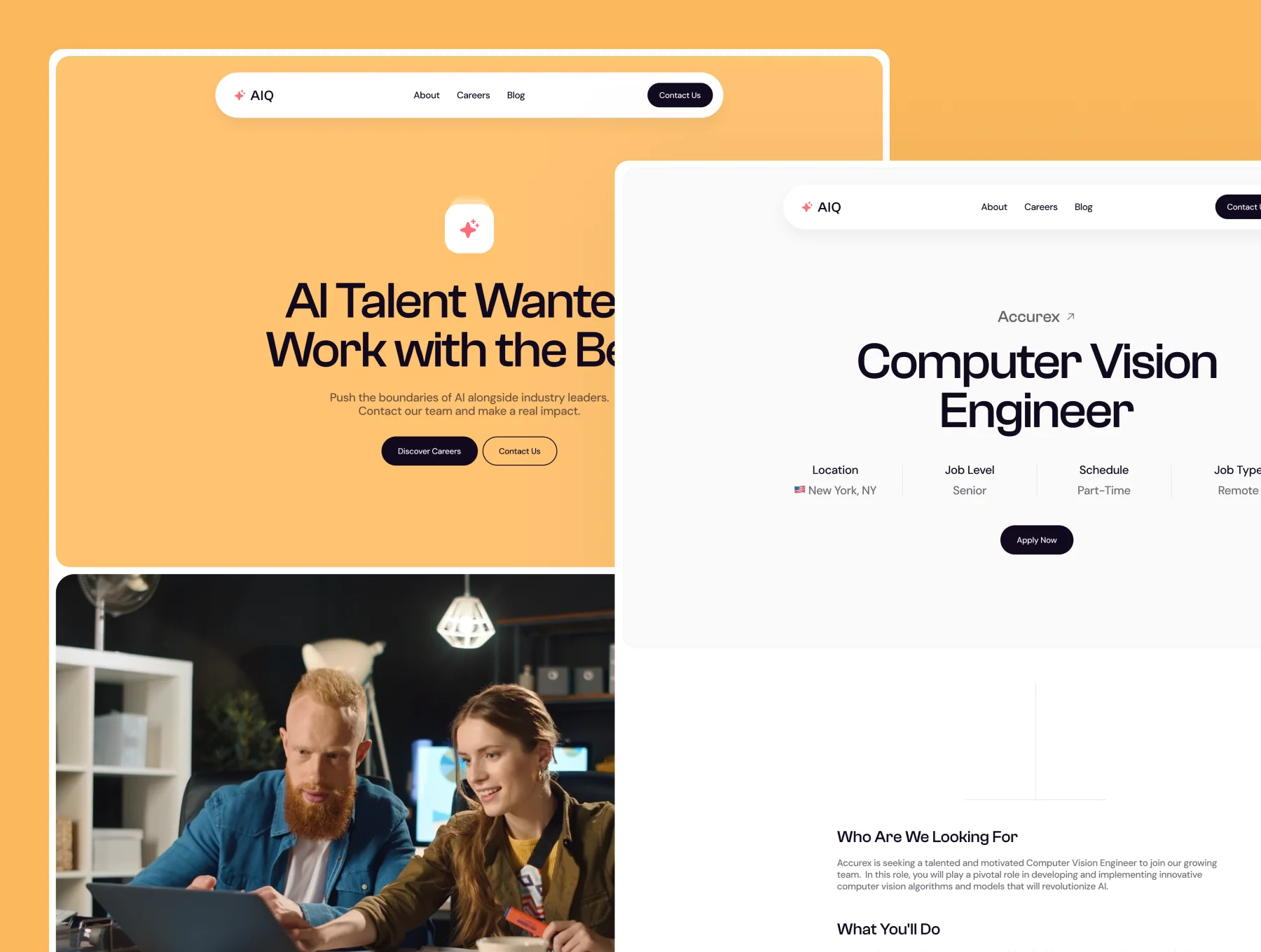 AIQ Extend — Hiring Website Template 2