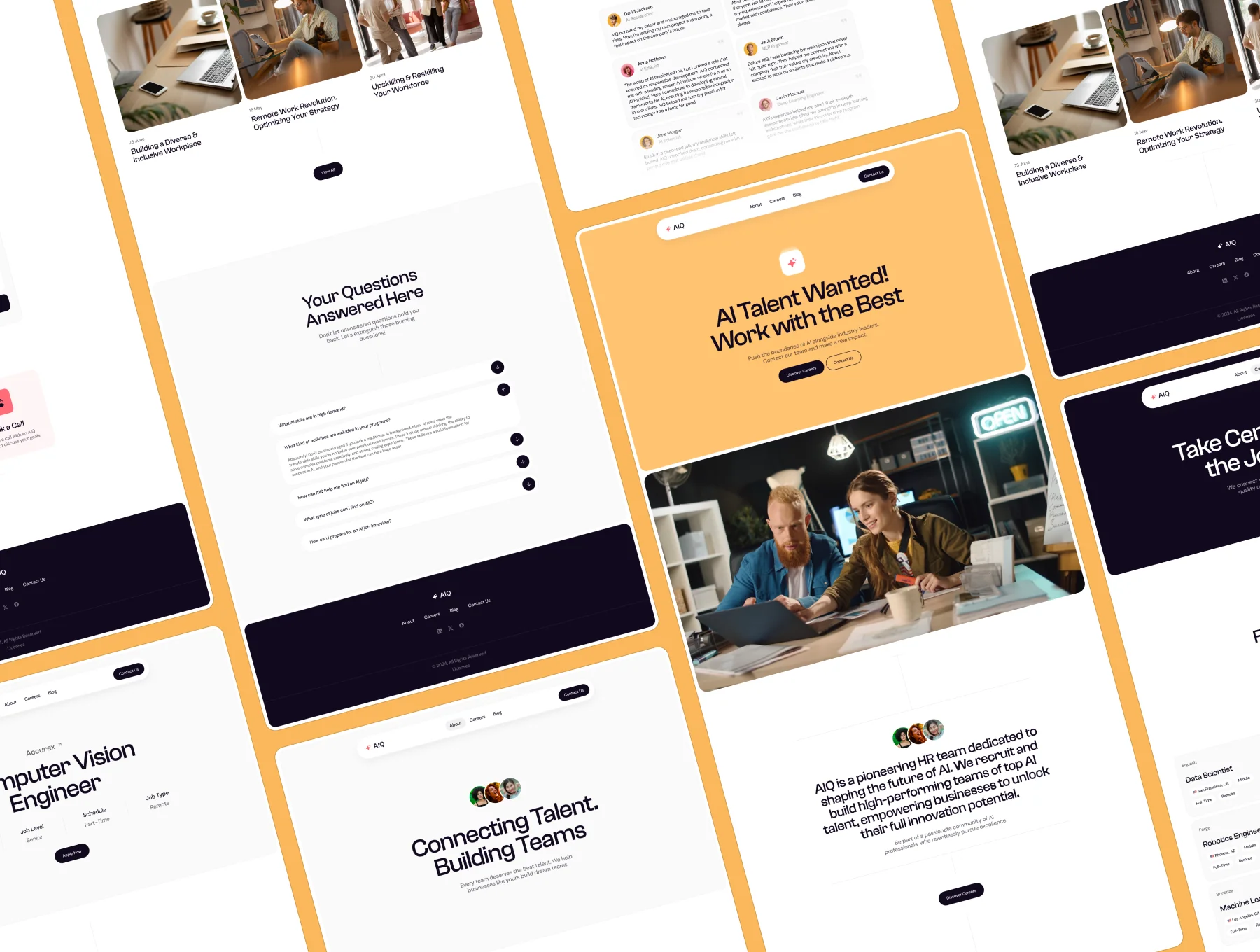 AIQ Extend — Hiring Website Template 5