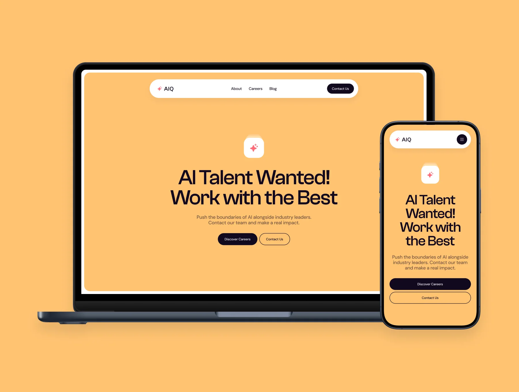 AIQ Extend — Hiring Website Template 6