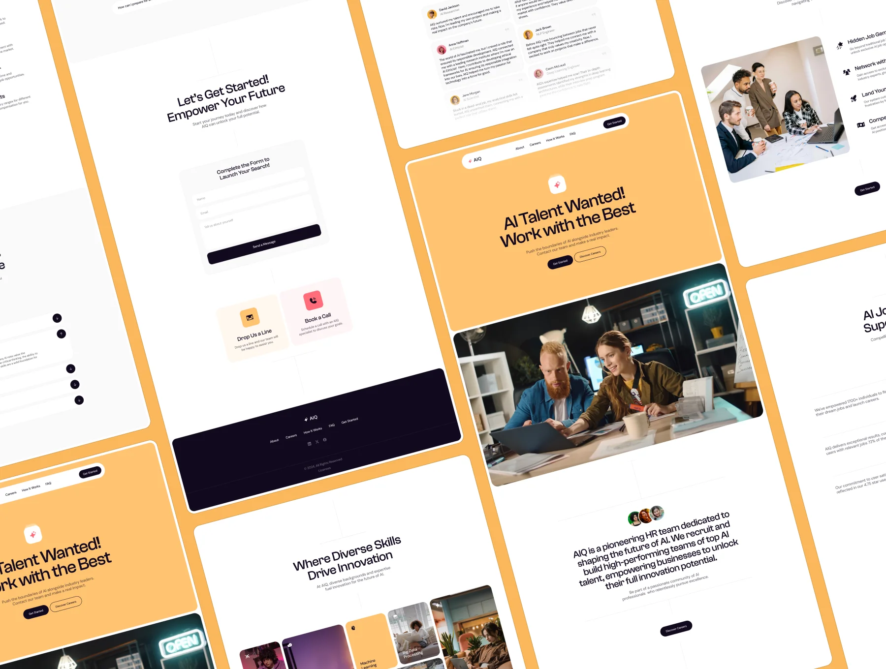 AIQ — Hiring Website Template 5