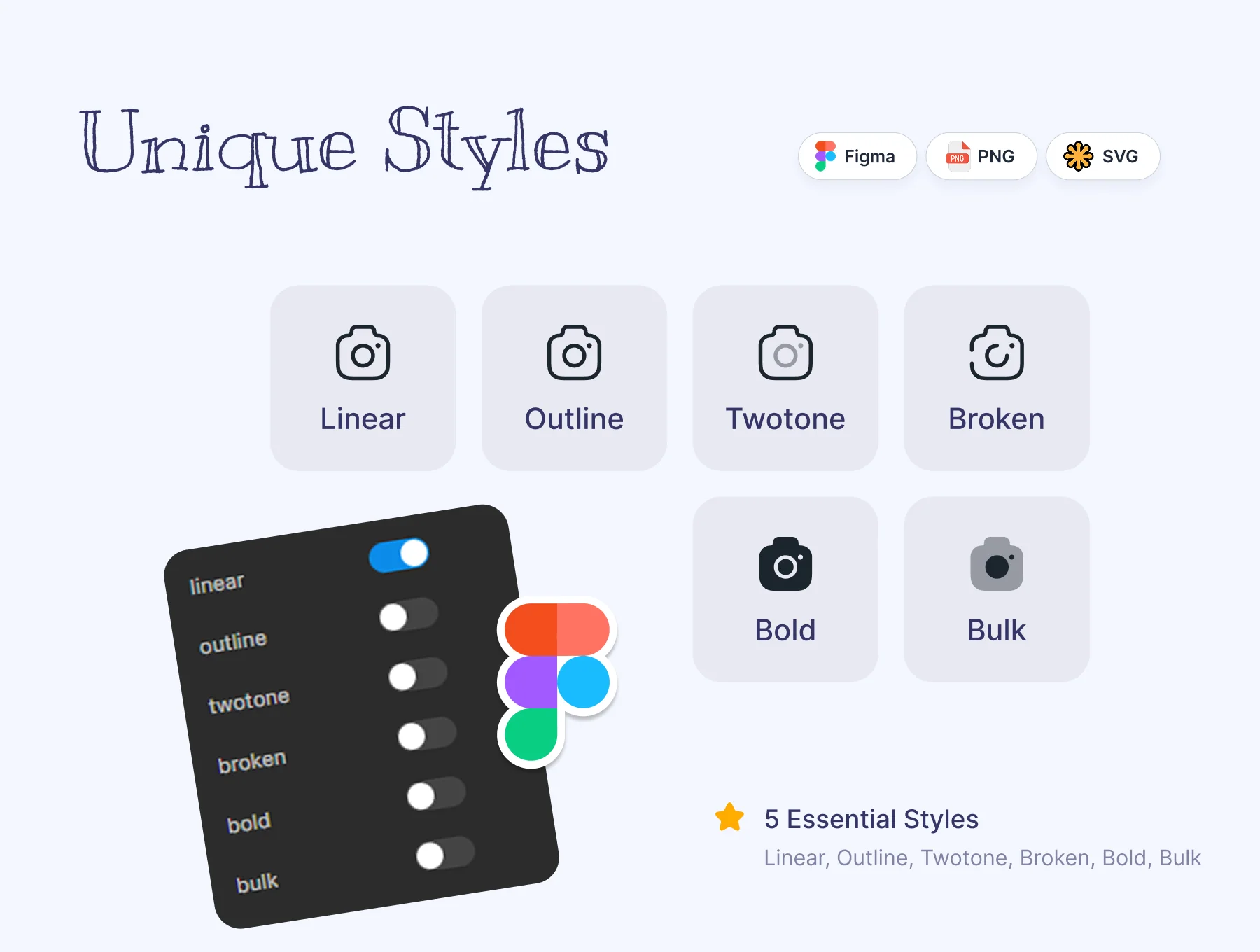 Airaa Design – 6,000+ UI Icons for Figma, SVG & PNG | 6 Styles + 32 Categories 2