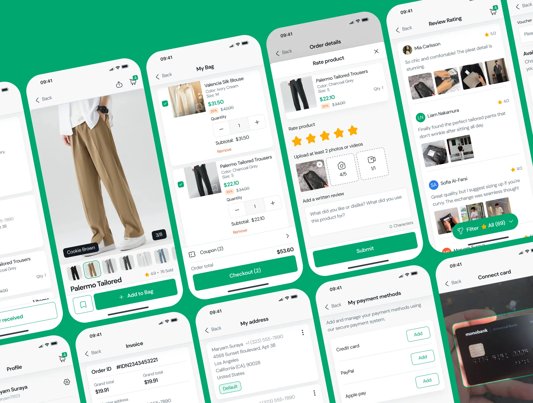 Airaa Fashion - Modern E-Commerce UI Kit for Figma (iOS) 6