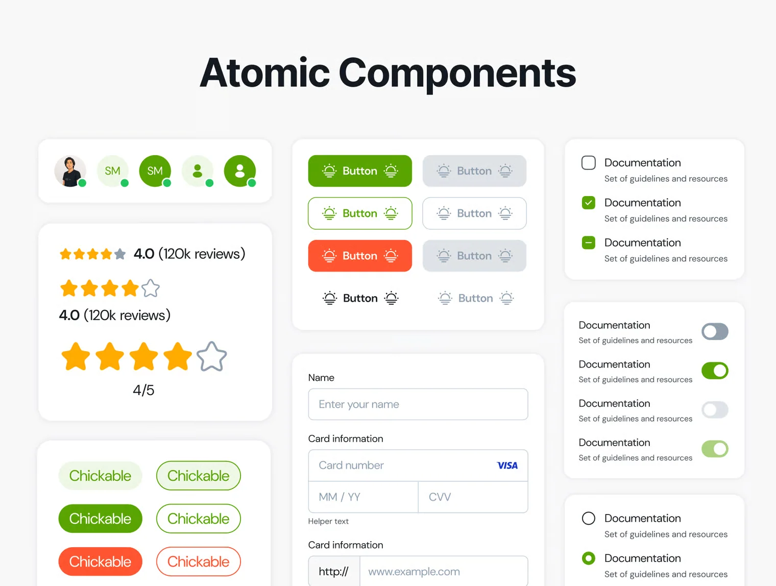 Airaa Design System — iOS & Android Atomic Design System 3