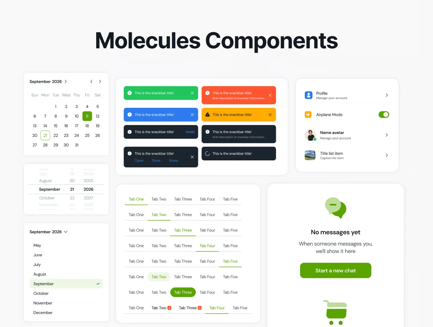 Airaa Design System — iOS & Android Atomic Design System 4
