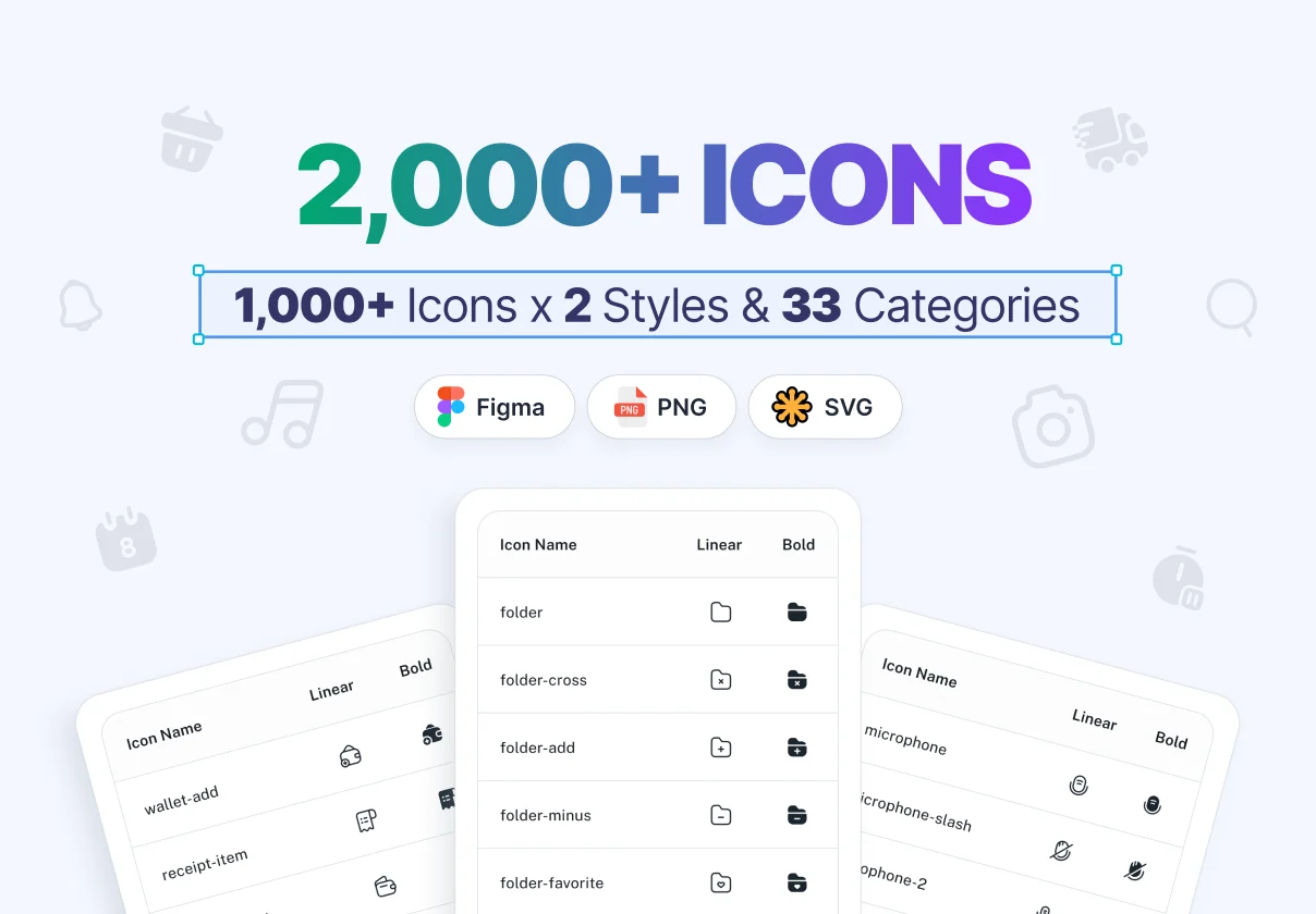 Airaa Design  –  2,000+ Icons Set