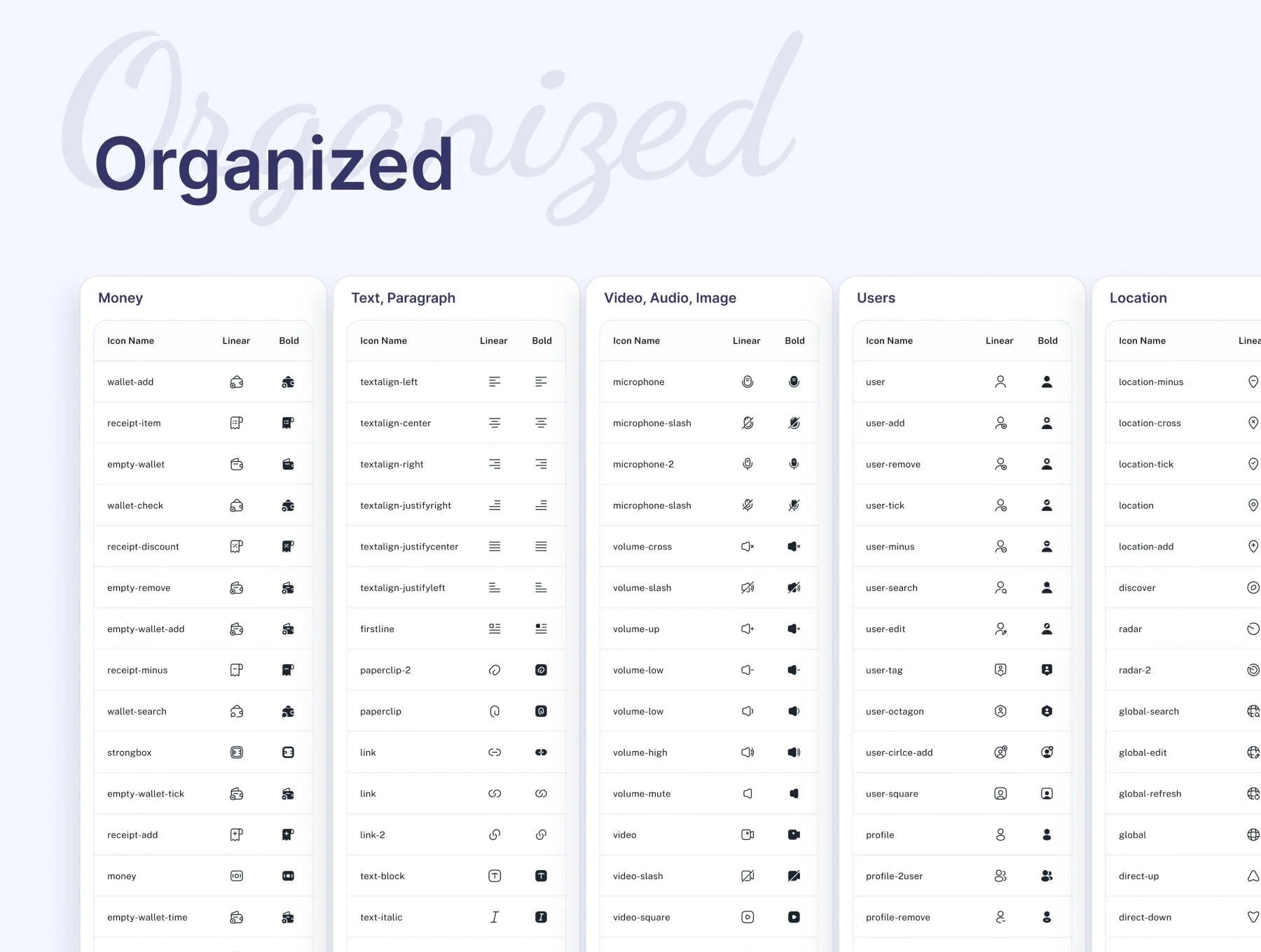 Airaa Design  –  2,000+ Icons Set 4