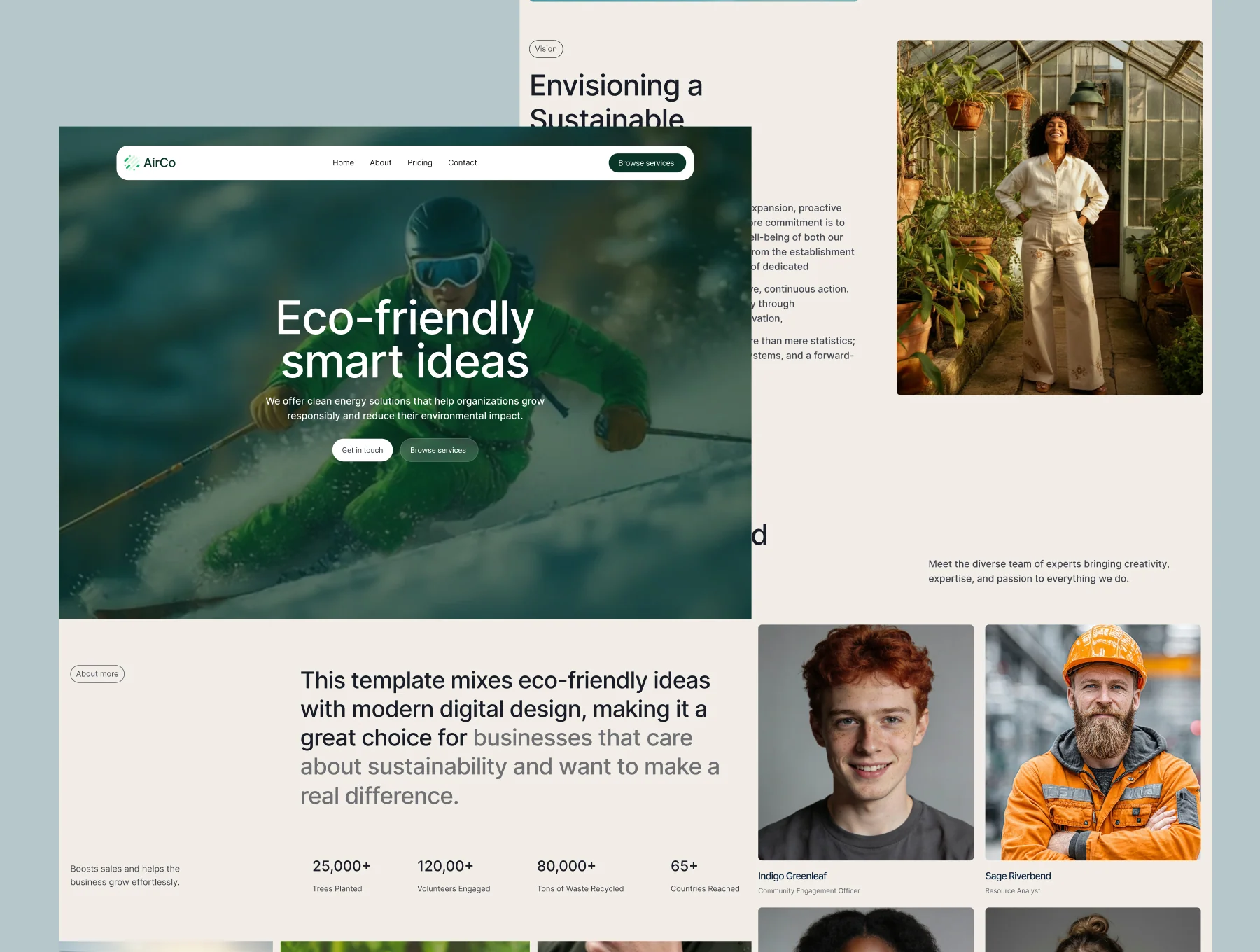 AirCo - Environment Website Template 2