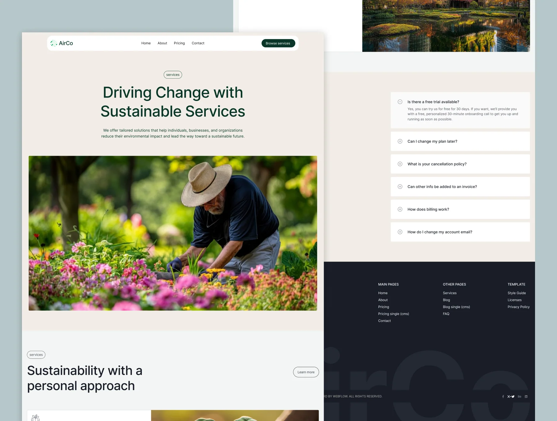 AirCo - Environment Website Template 4