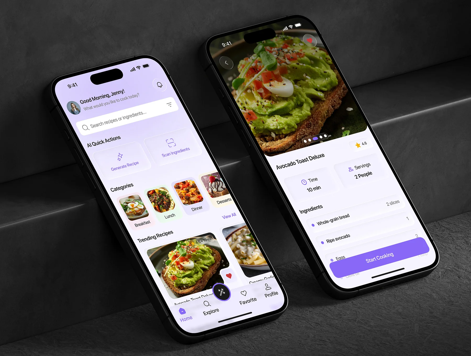 AIRecipe – Mobile App UI Kit 7