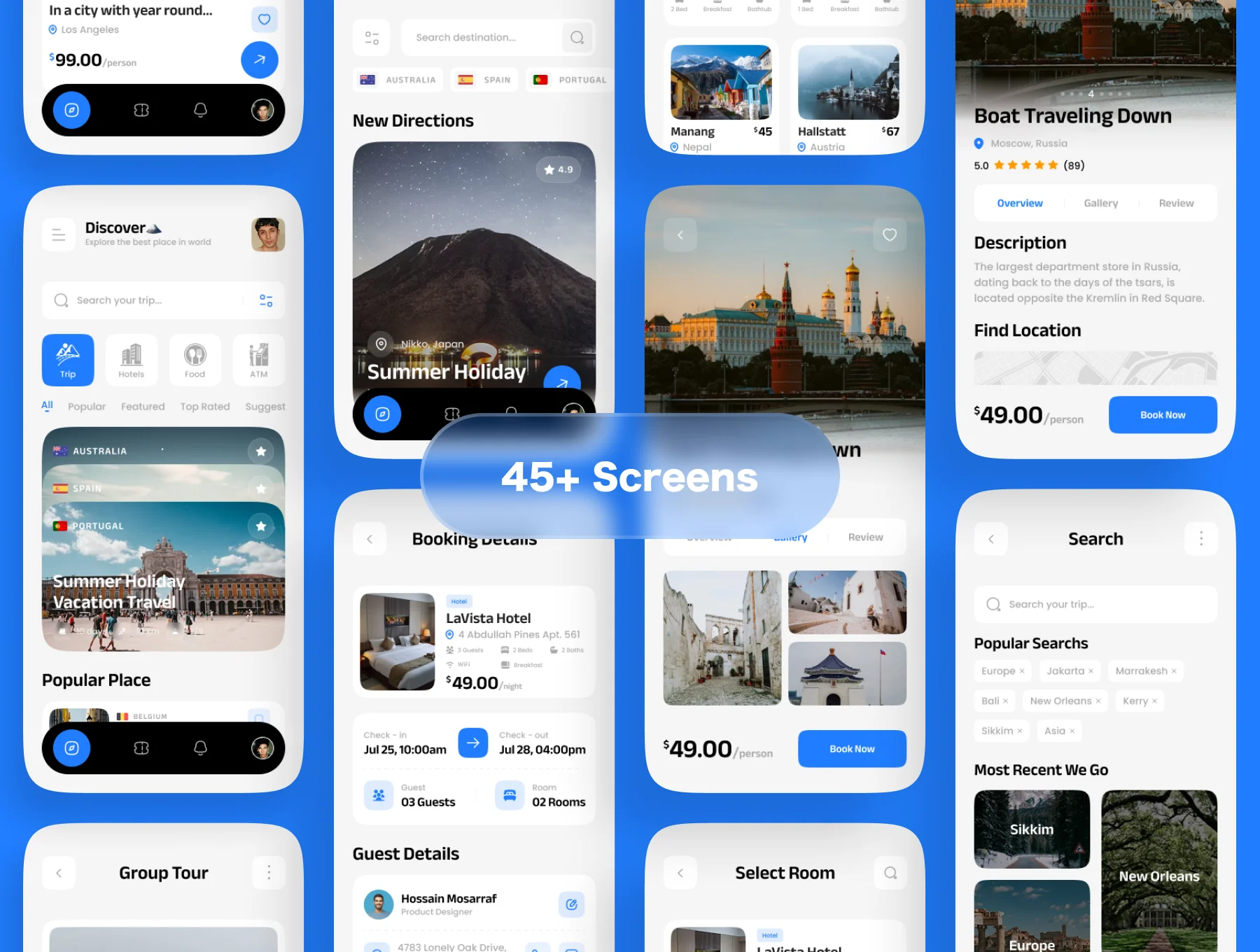 Airfly - Travel Mobile App UI Kit 4