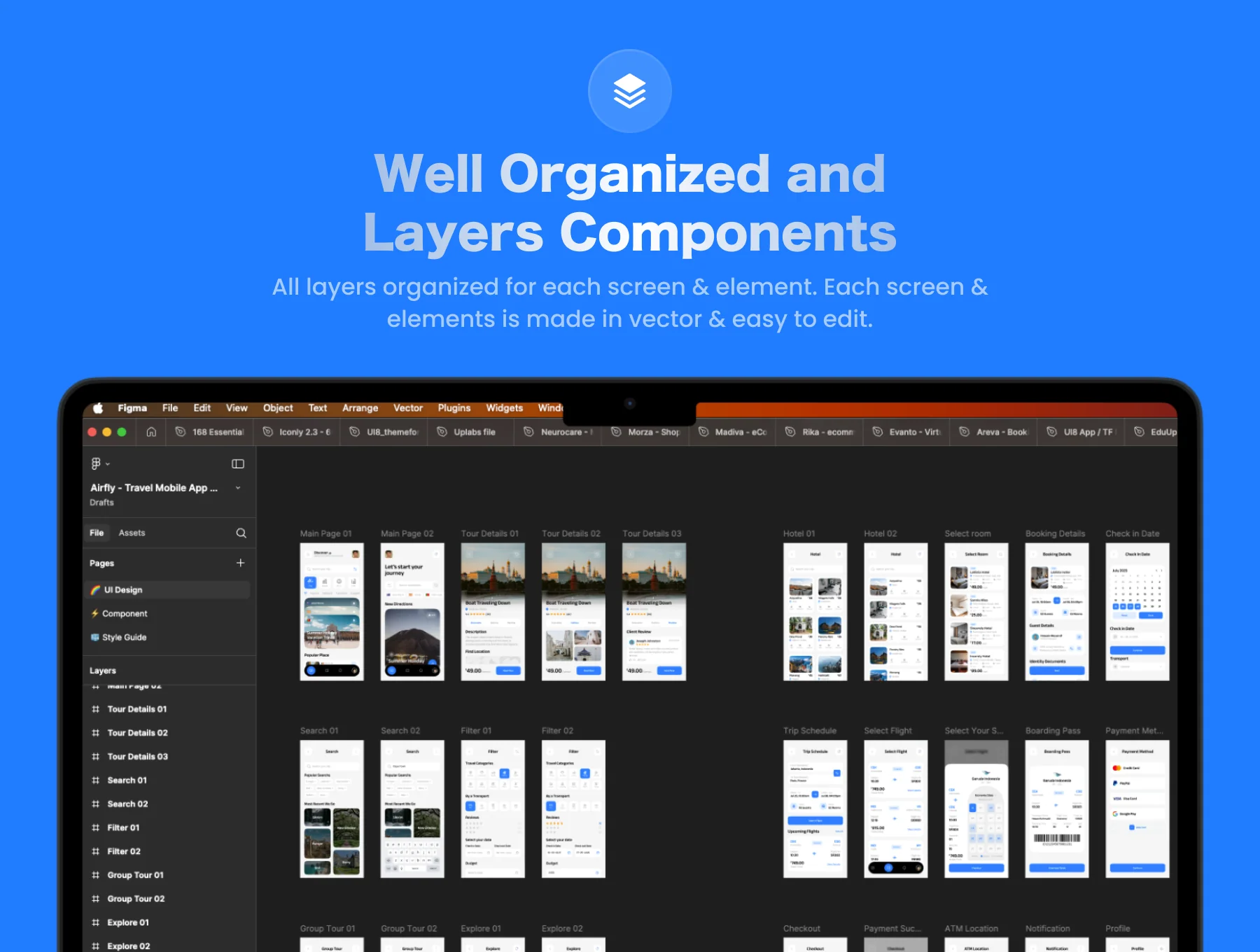 Airfly - Travel Mobile App UI Kit 5