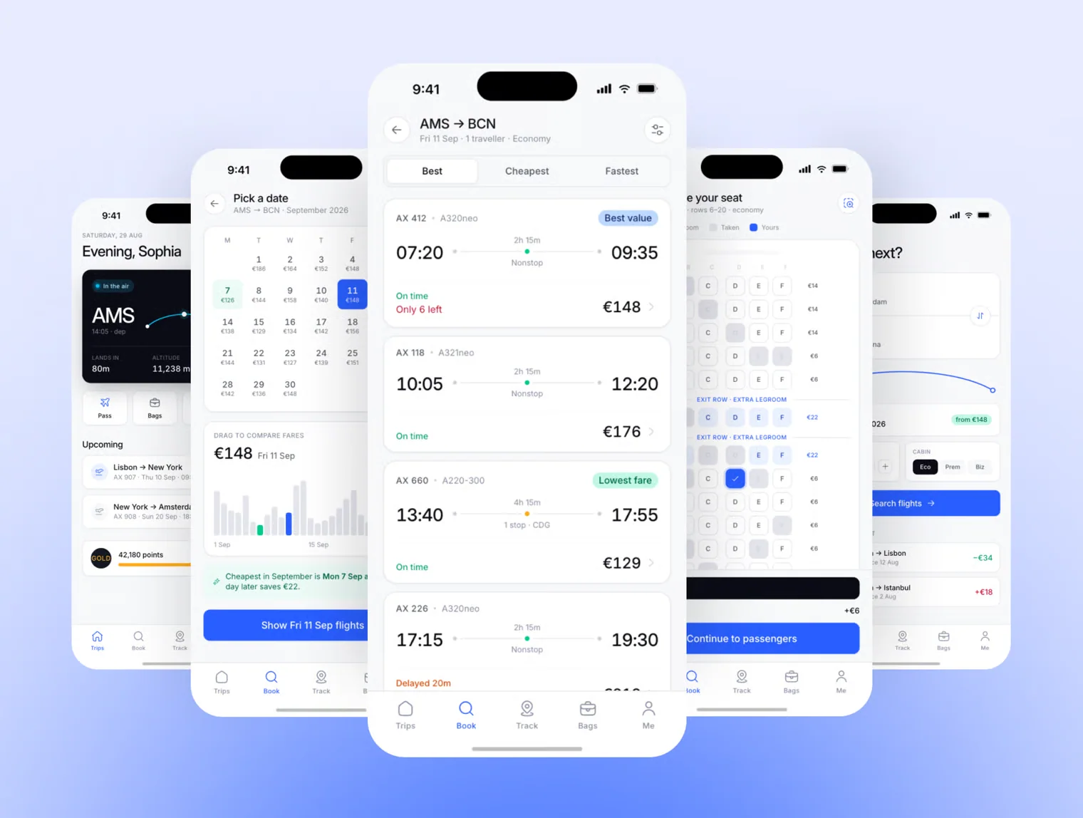 Airlex — Flight Booking & Tracking Mobile App 2