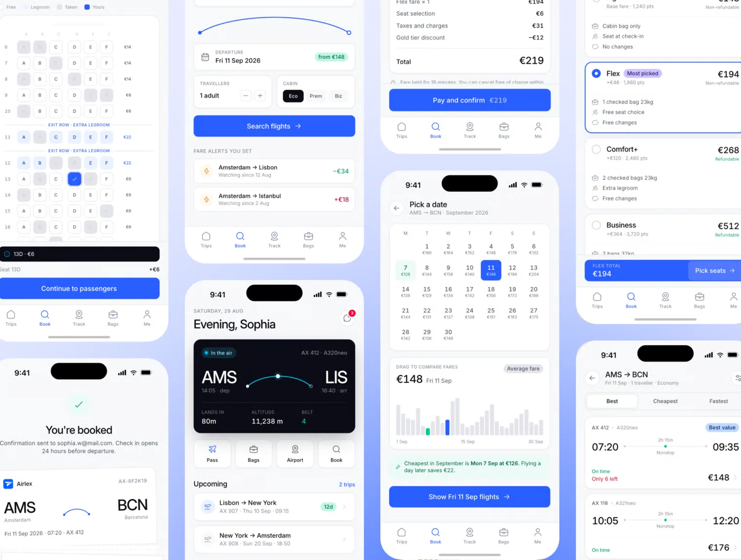 Airlex — Flight Booking & Tracking Mobile App 3