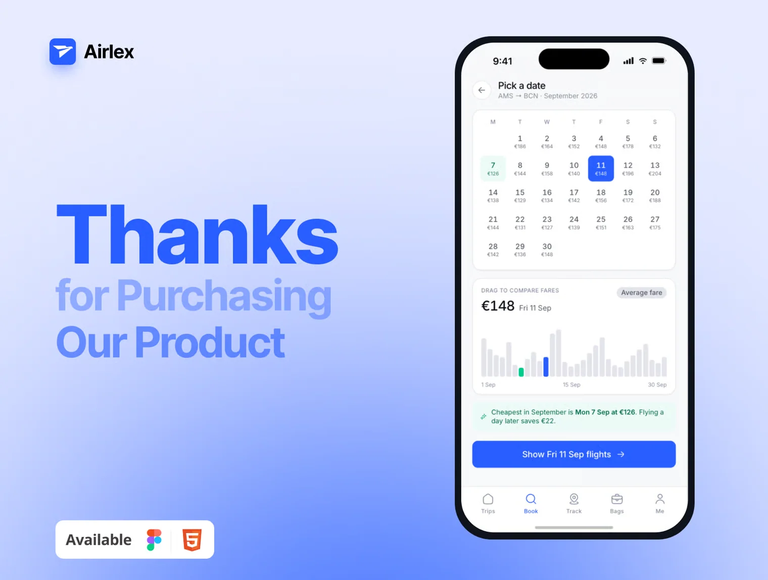 Airlex — Flight Booking & Tracking Mobile App 6
