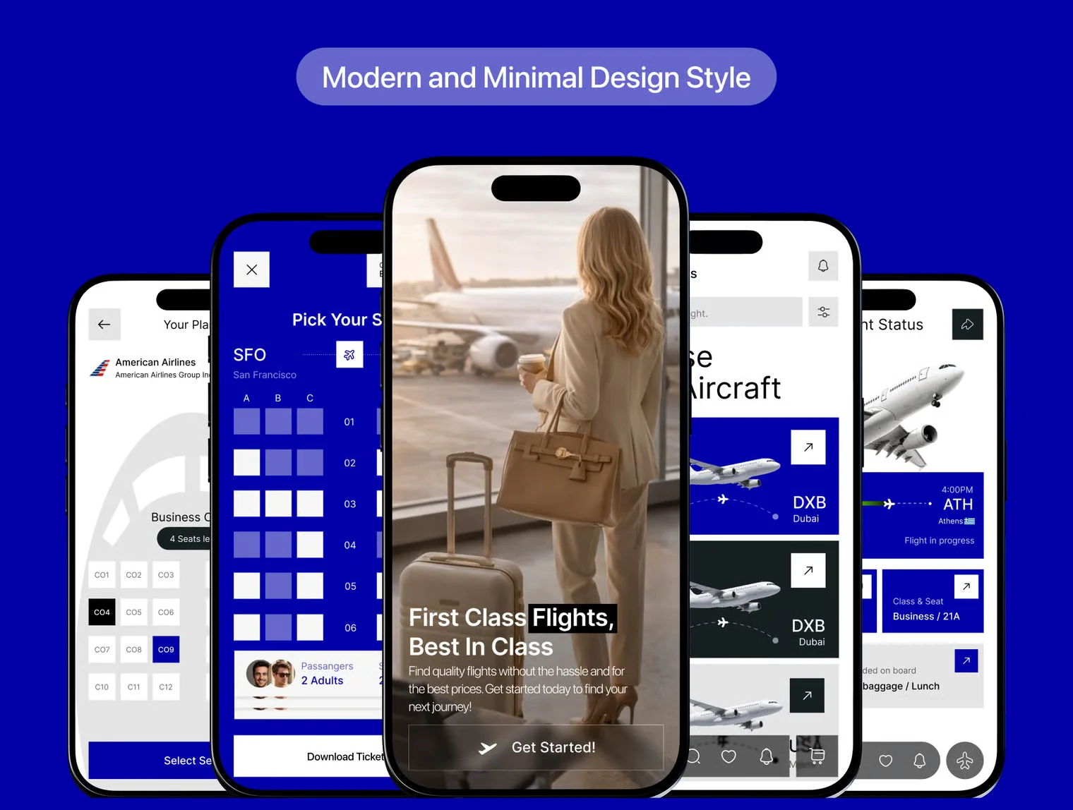 Airline — Flight Booking Mobile App UI Kit 3
