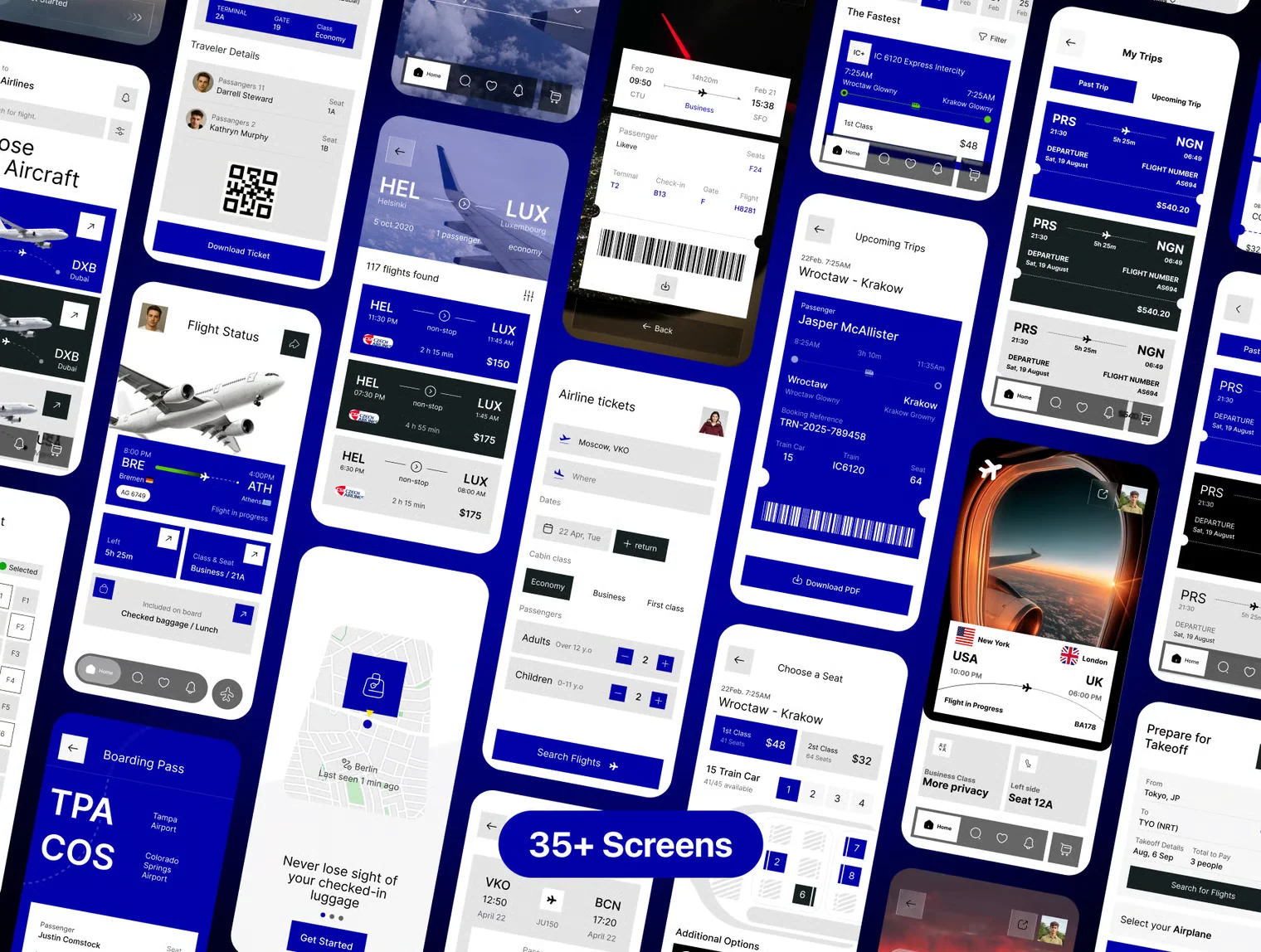 Airline — Flight Booking Mobile App UI Kit 4