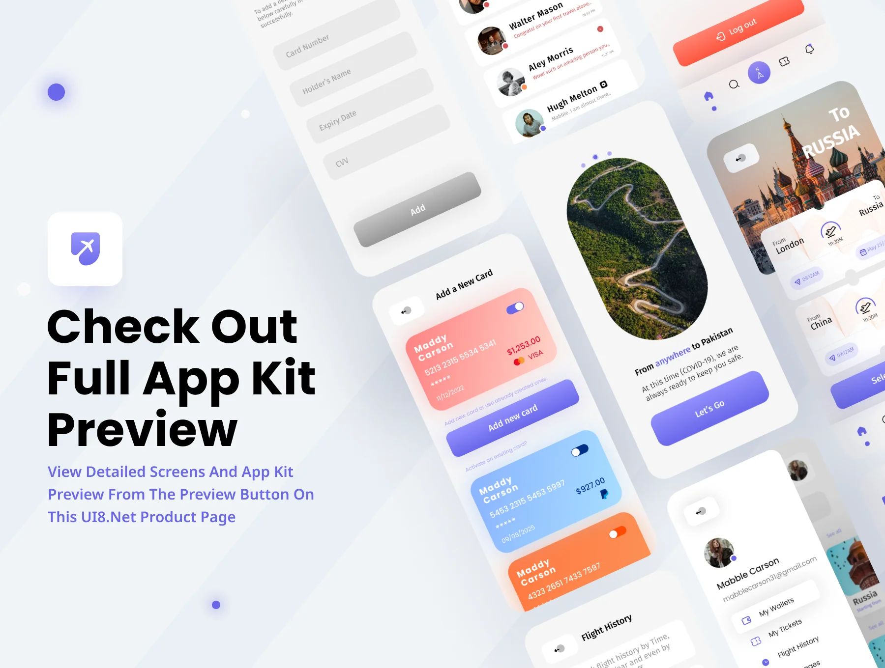 Airloft - A Premium Flights Booking Mobile App UI Kit 6