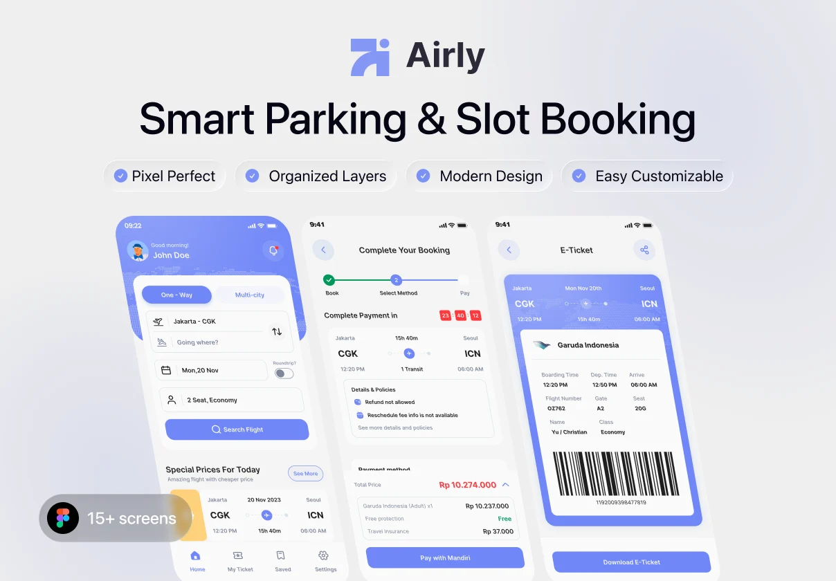 Airly - Smart Parking & Slot Booking