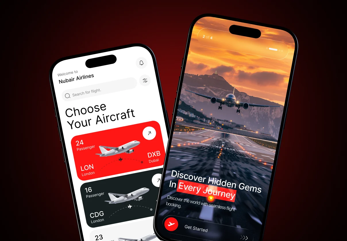 Airme — Flight Booking Airline App UI Kit