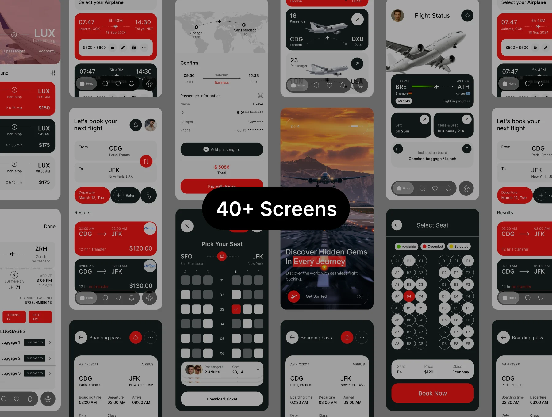 Airme — Flight Booking Airline App UI Kit 5