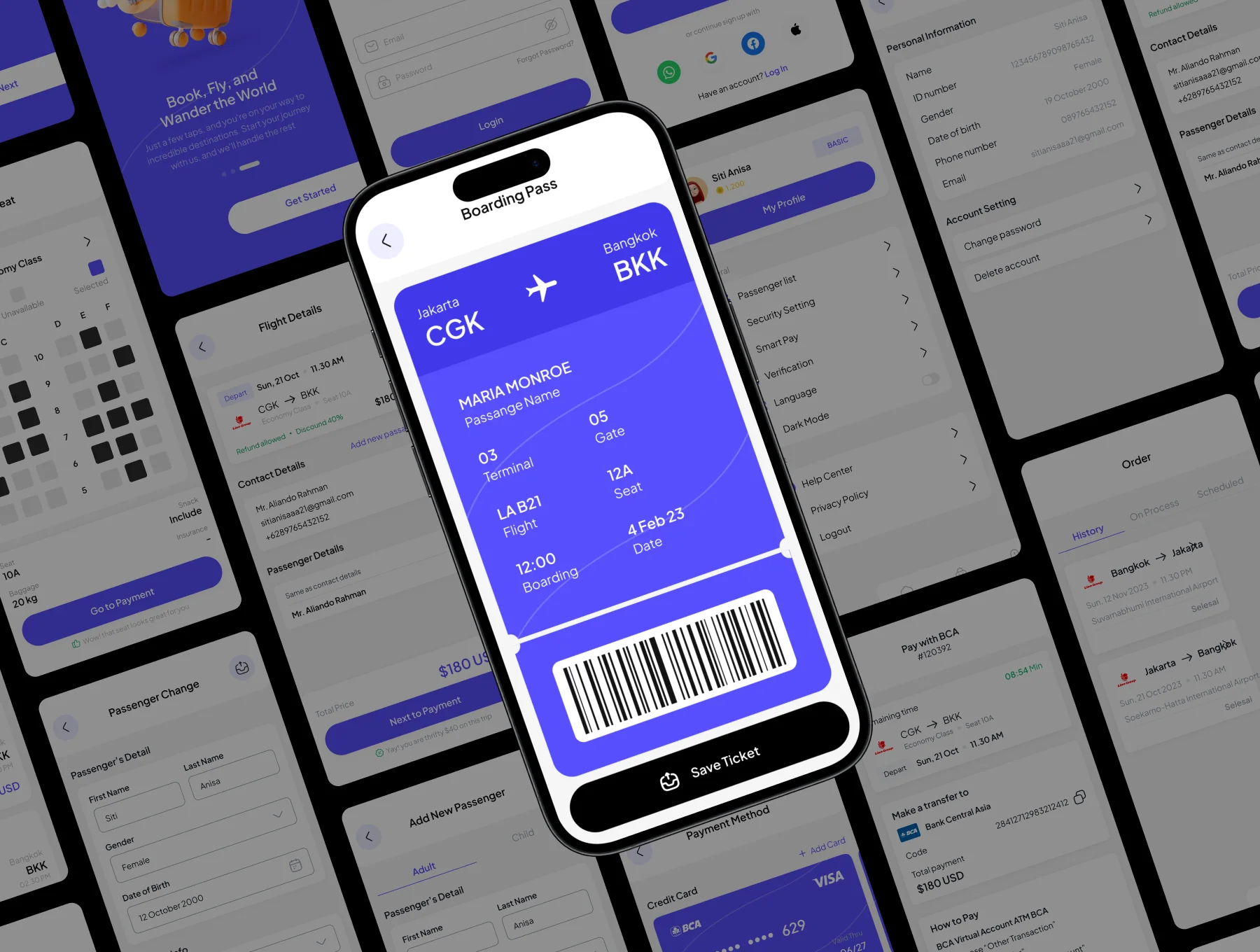 AIRTIX - Airways Ticket Booking UI KIT 4