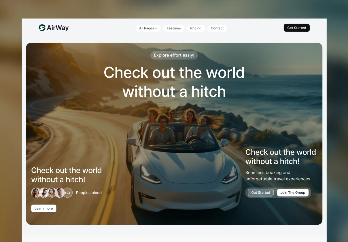 AirWay - Travel Webflow Template