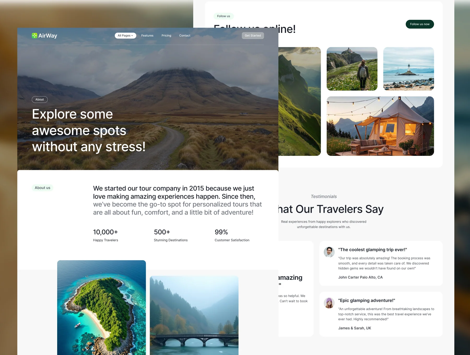 AirWay - Travel Webflow Template 2