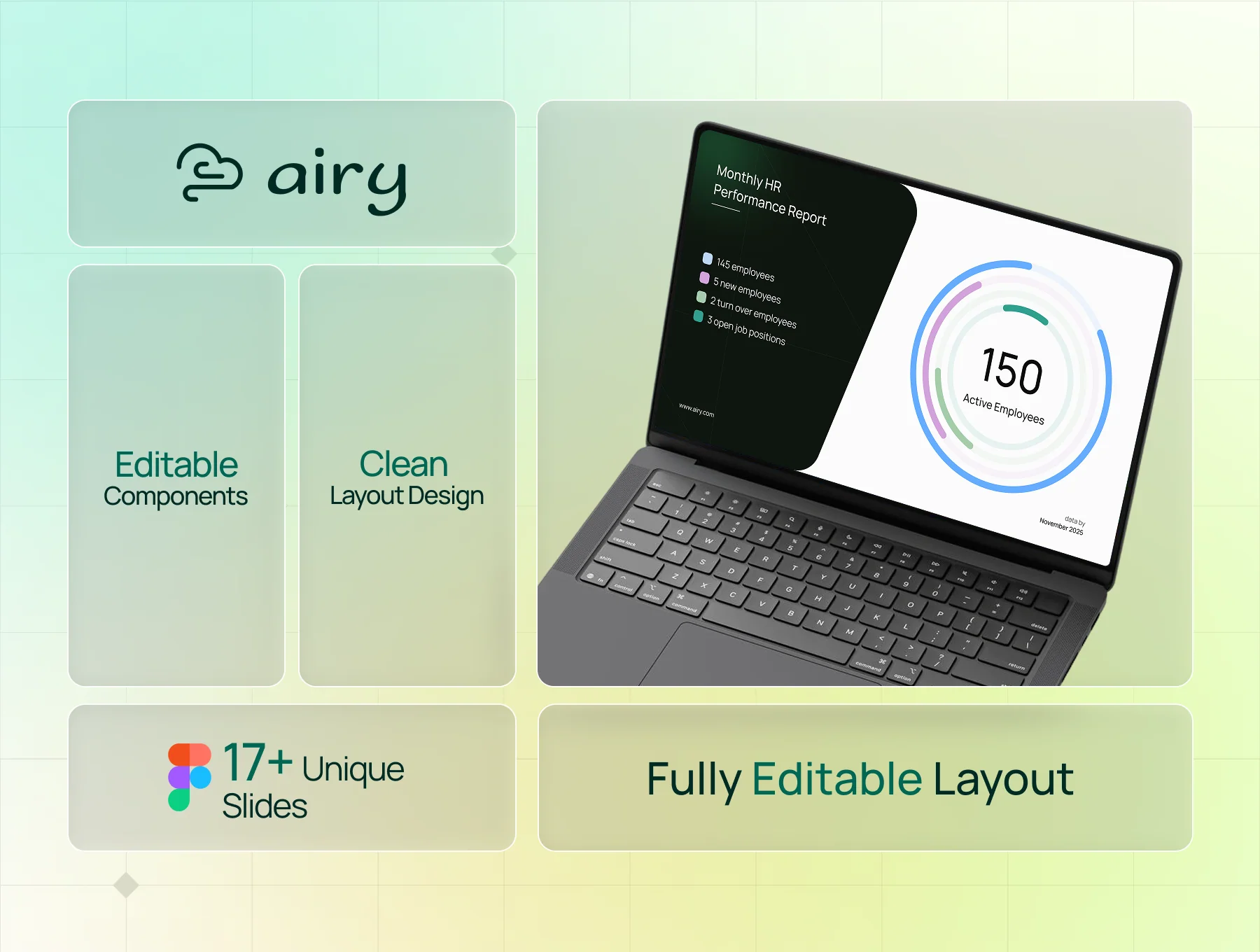 Airy — Modern HR & People Analytics Presentation Deck 2