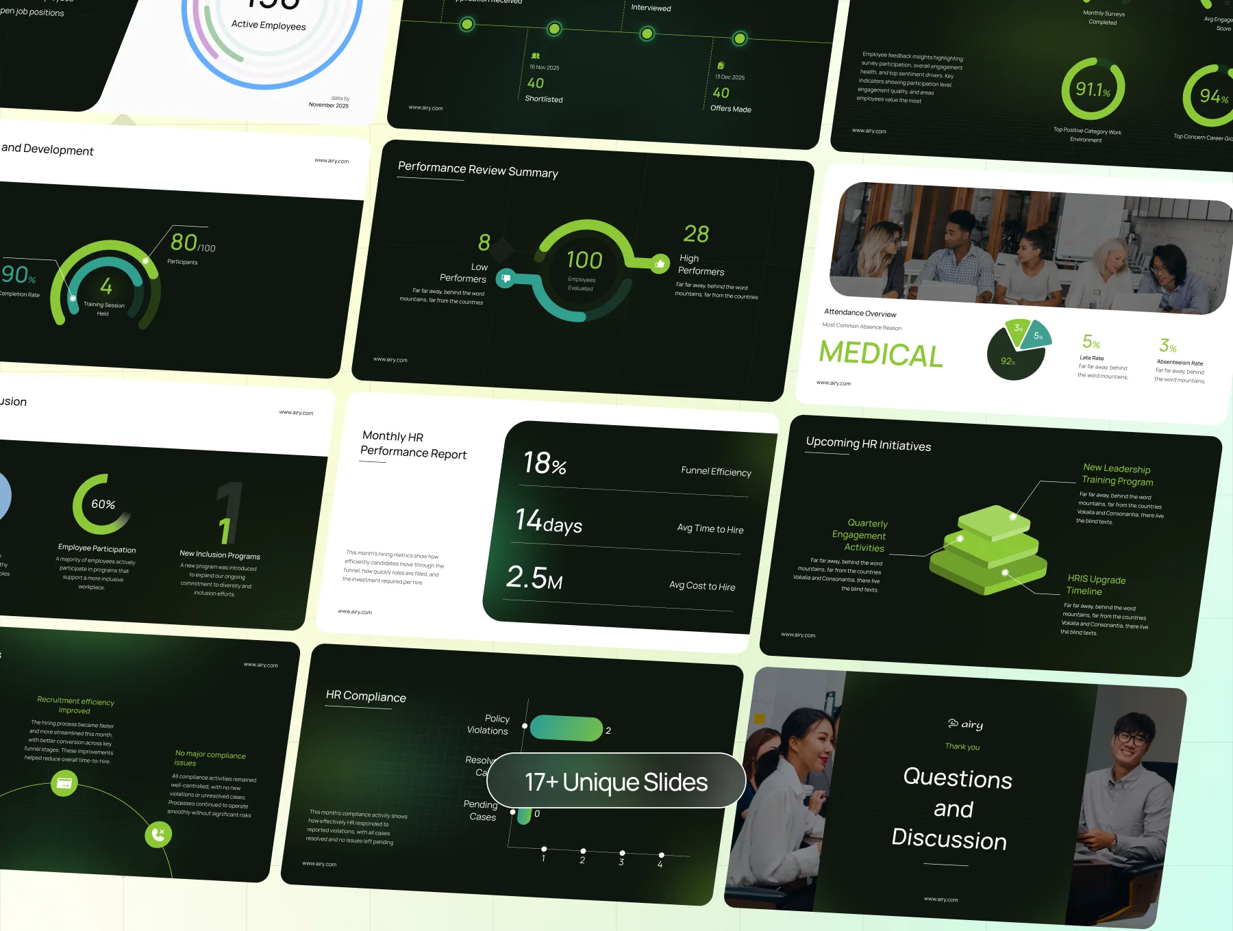 Airy — Modern HR & People Analytics Presentation Deck 5