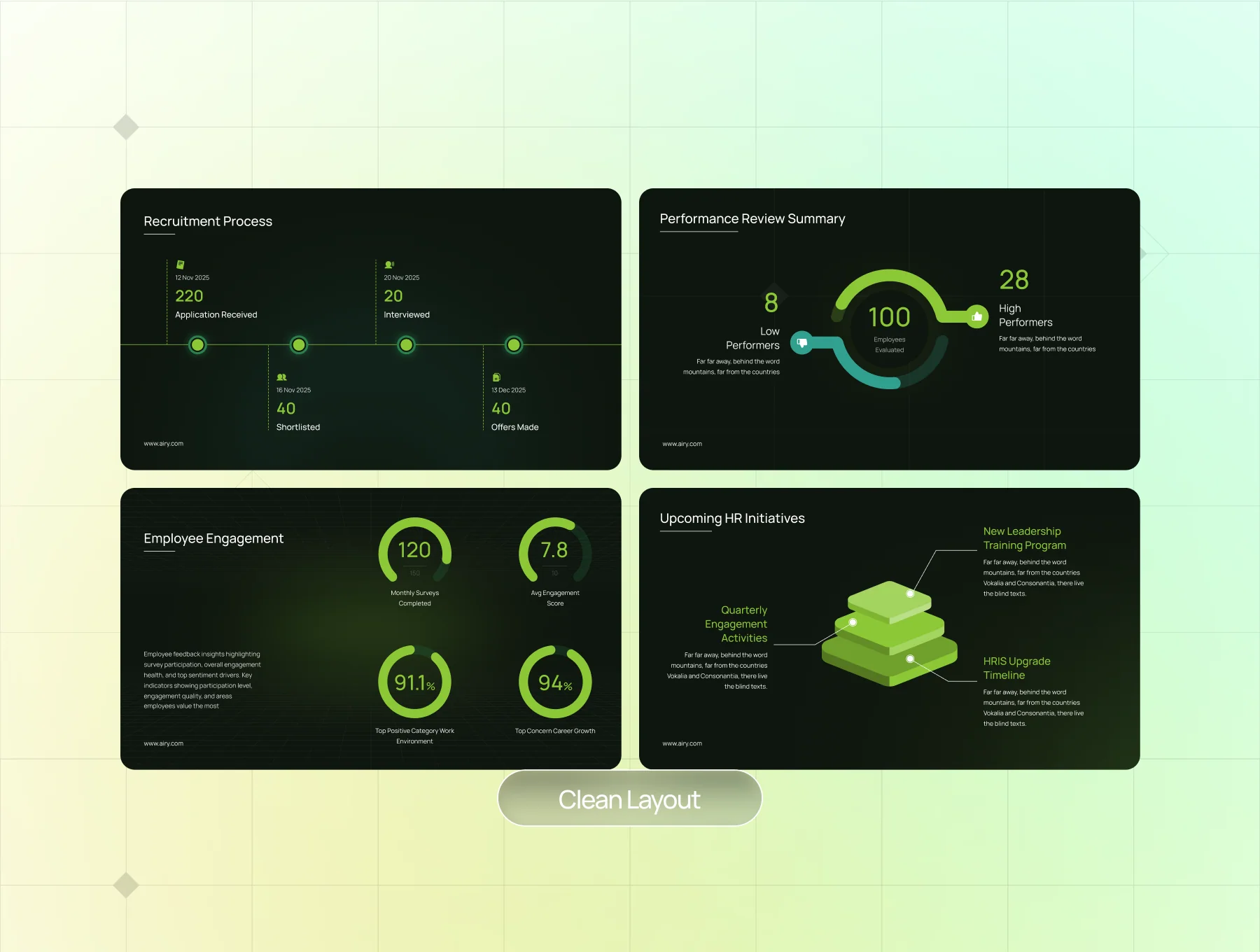 Airy — Modern HR & People Analytics Presentation Deck 6
