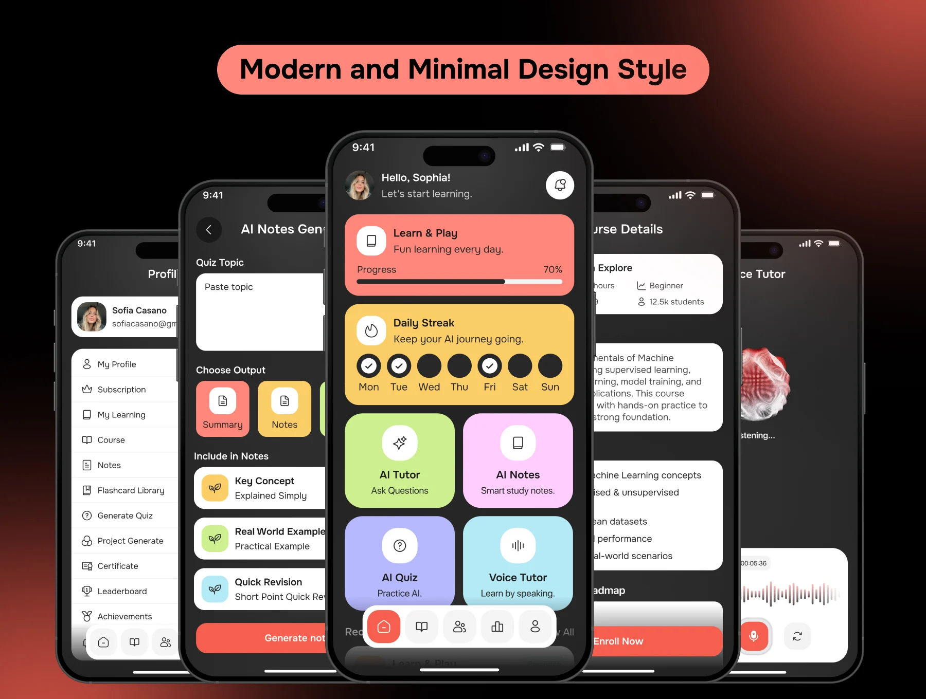 AISkillora – Learning Platform & Tutor App UI Kit 2