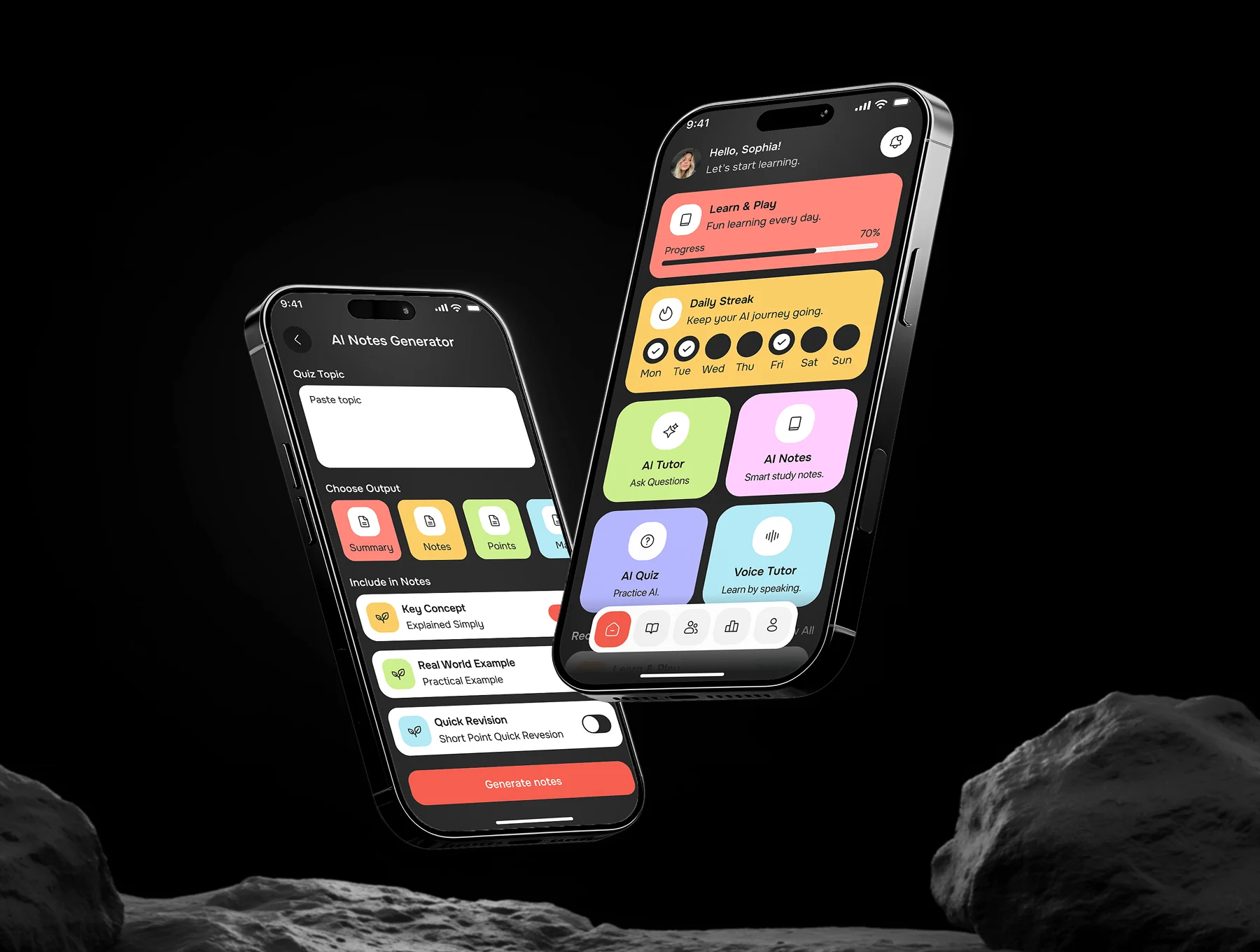 AISkillora – Learning Platform & Tutor App UI Kit 6